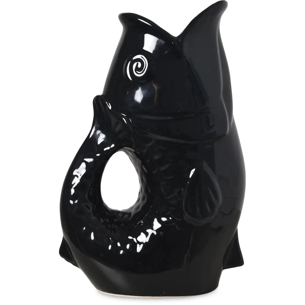 Pichet / Vase Poisson - Noir