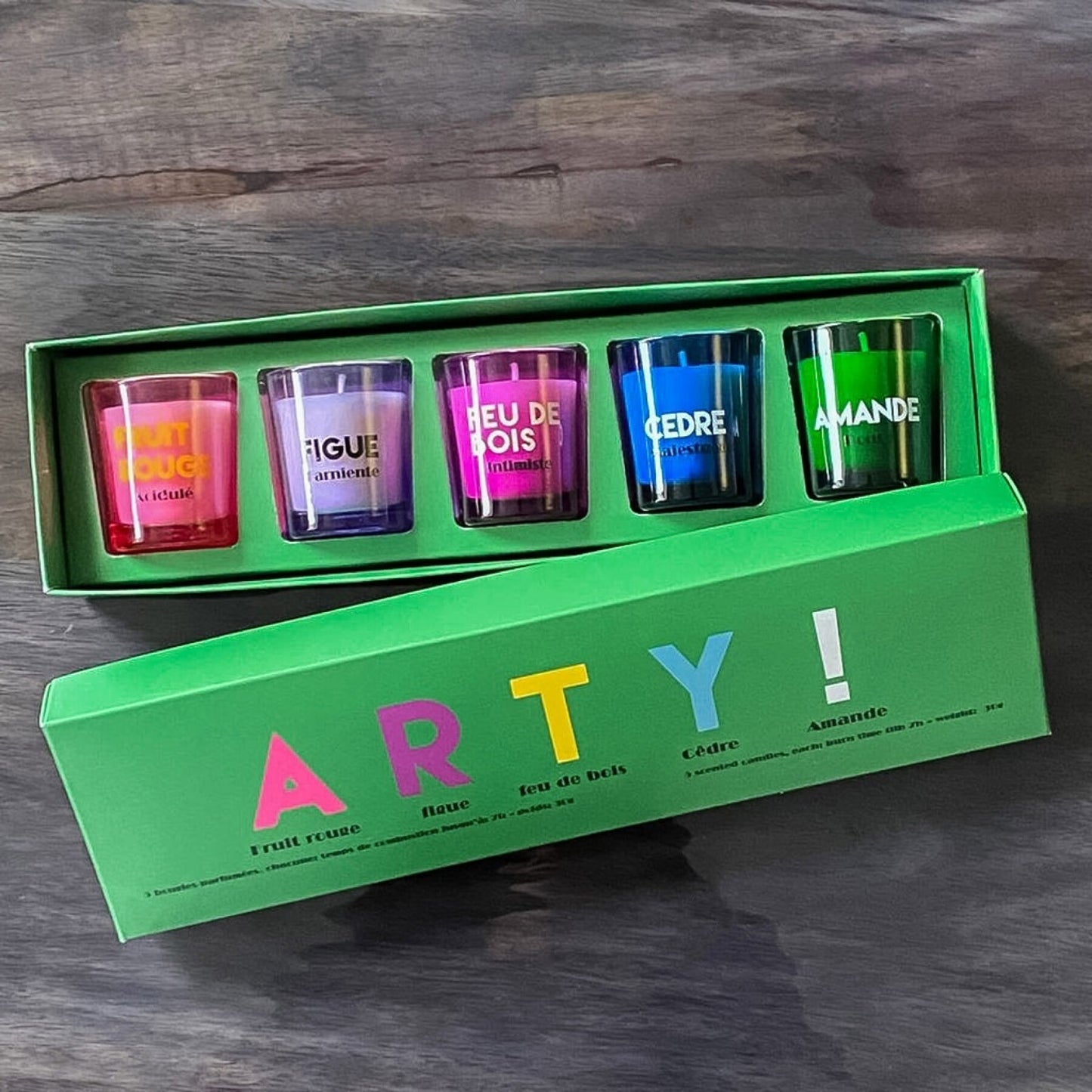 Coffret de Bougies Parfumées "ARTY"