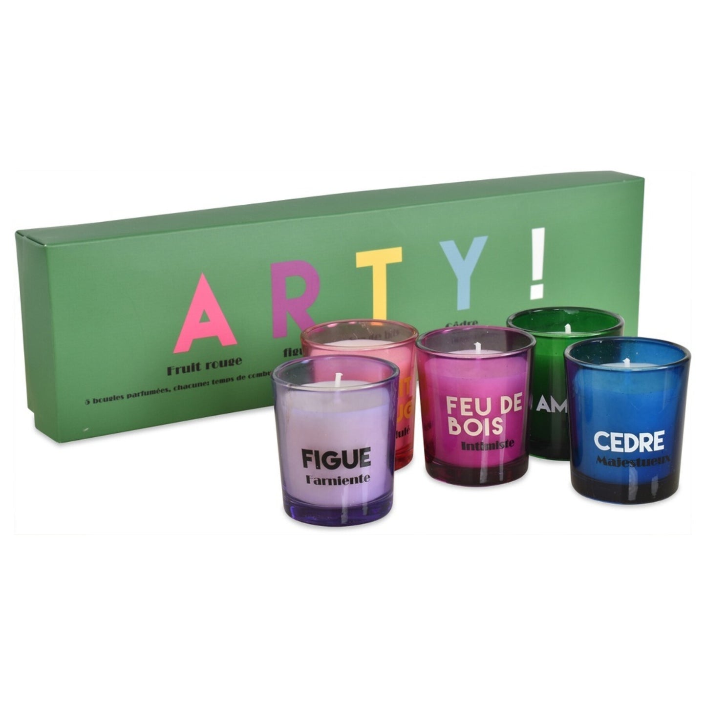 Coffret de Bougies Parfumées "ARTY"
