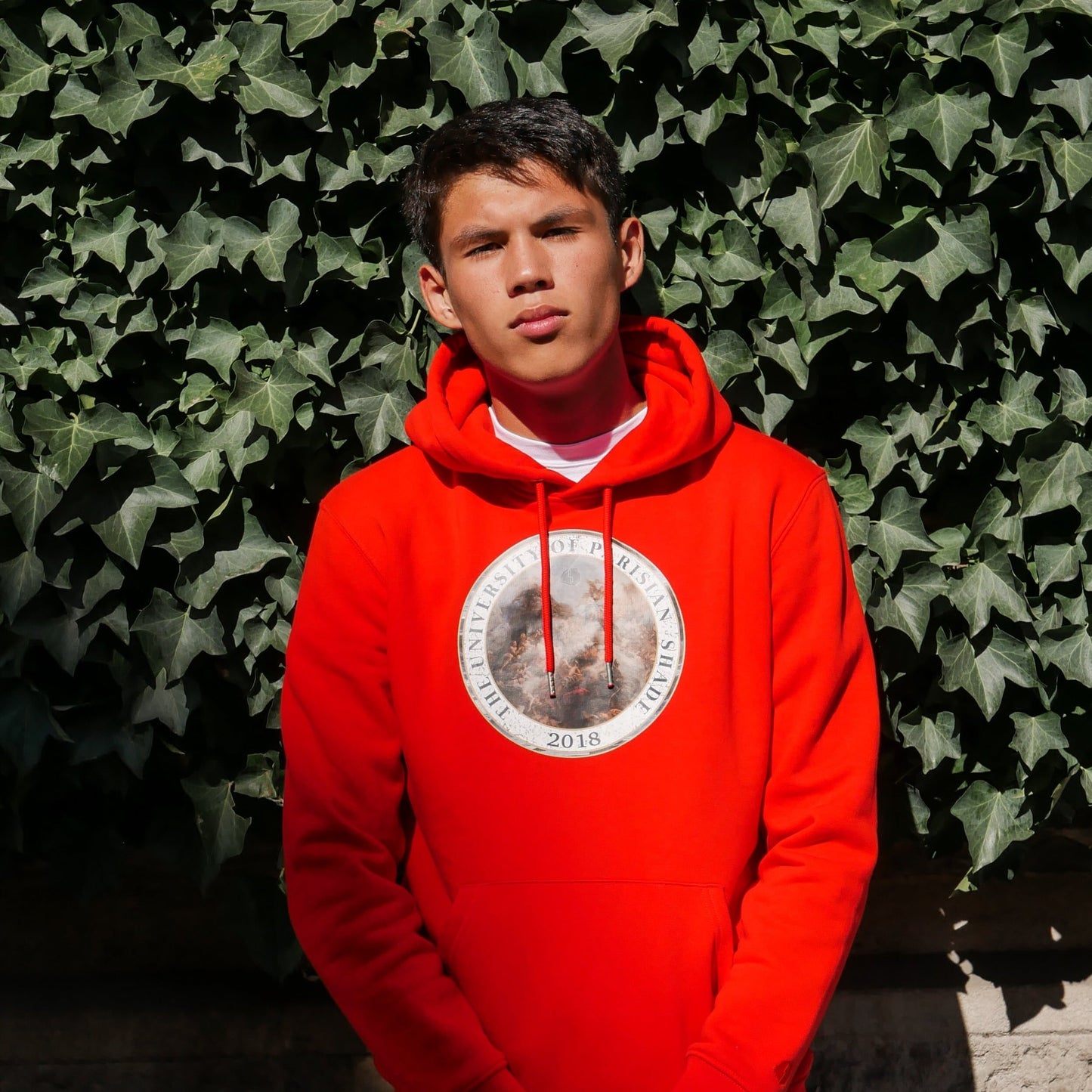 Hoodie "University" - Rouge
