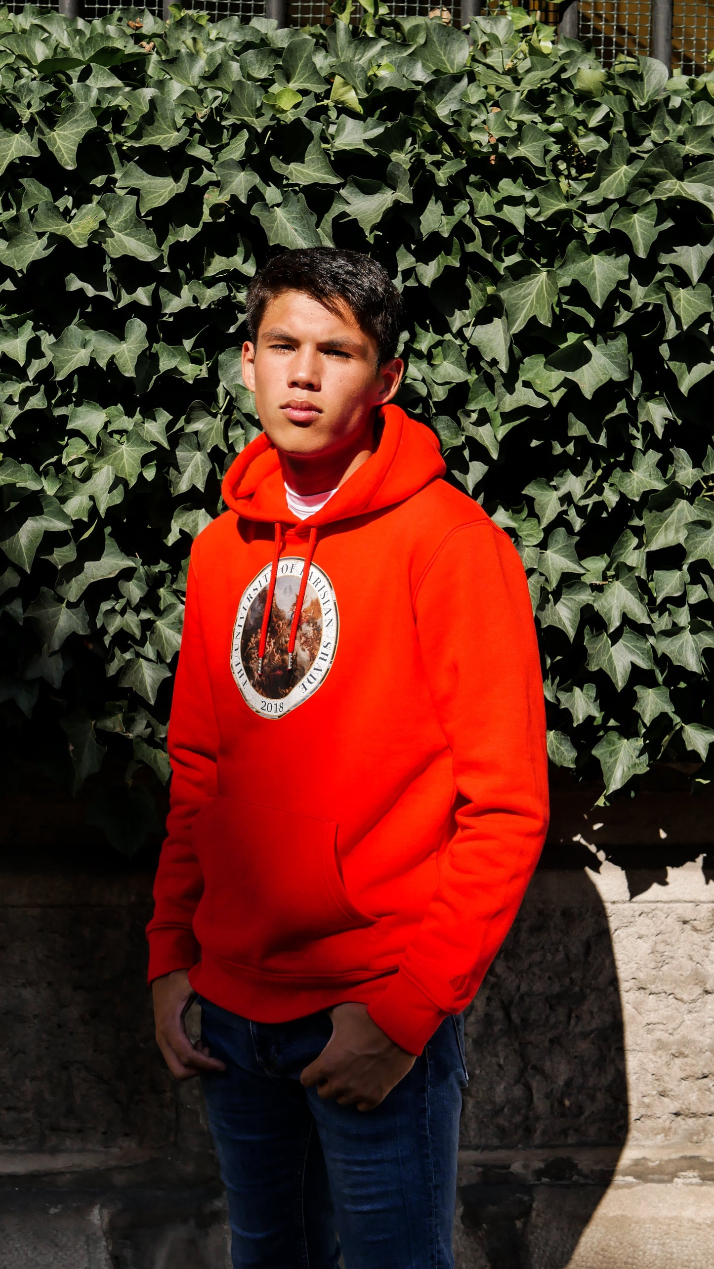 Hoodie "University" - Rouge