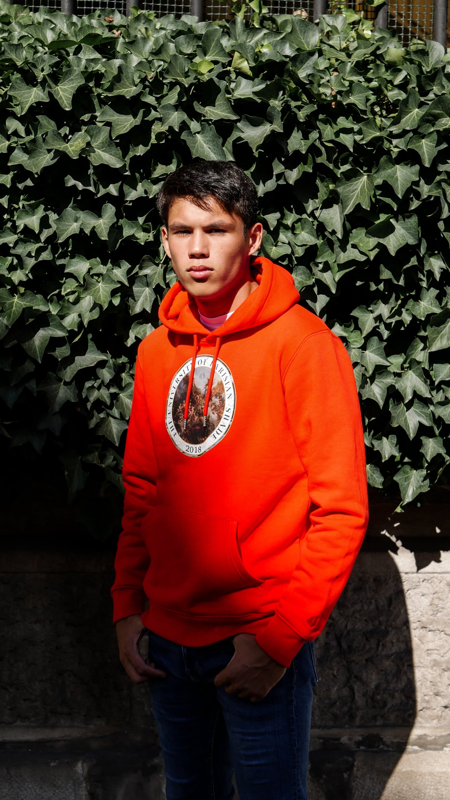 Hoodie "University" - Rouge