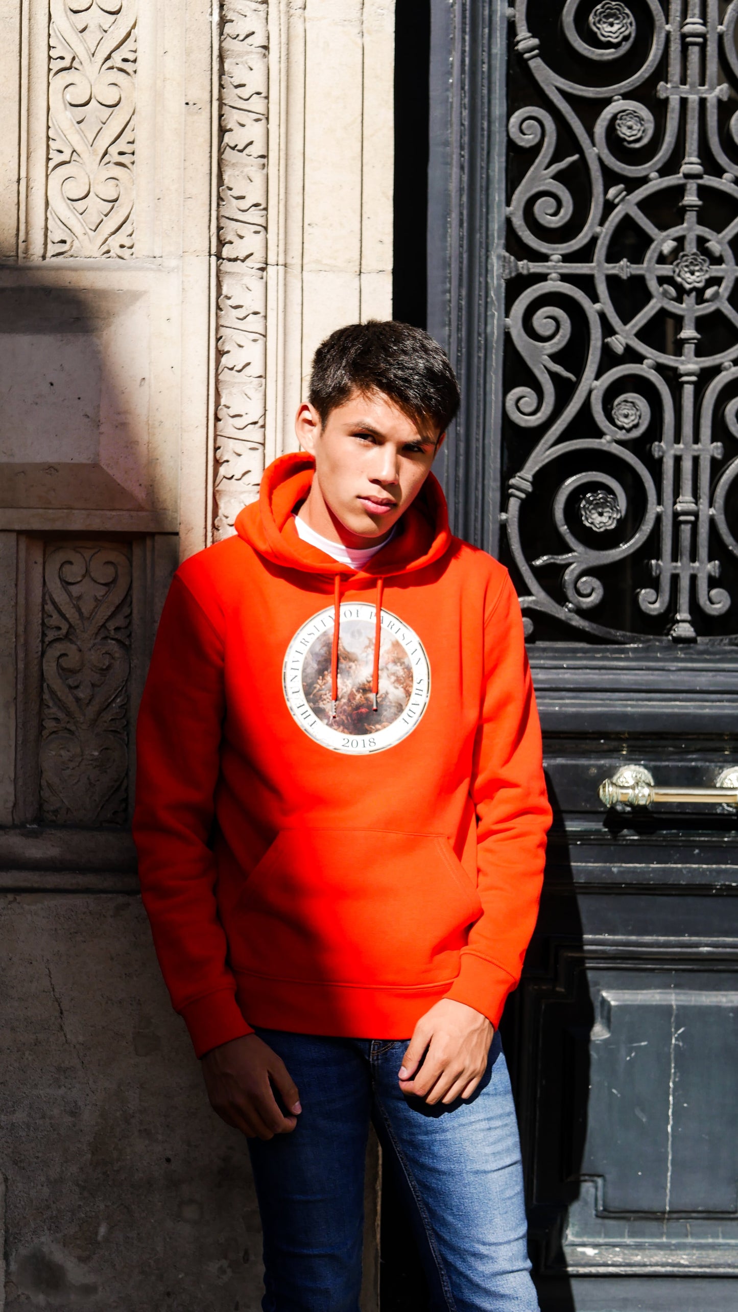 Hoodie "University" - Rouge