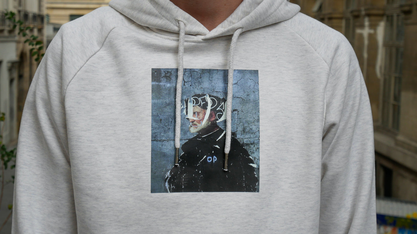 Hoodie "Sacerdote" - Blanc écru