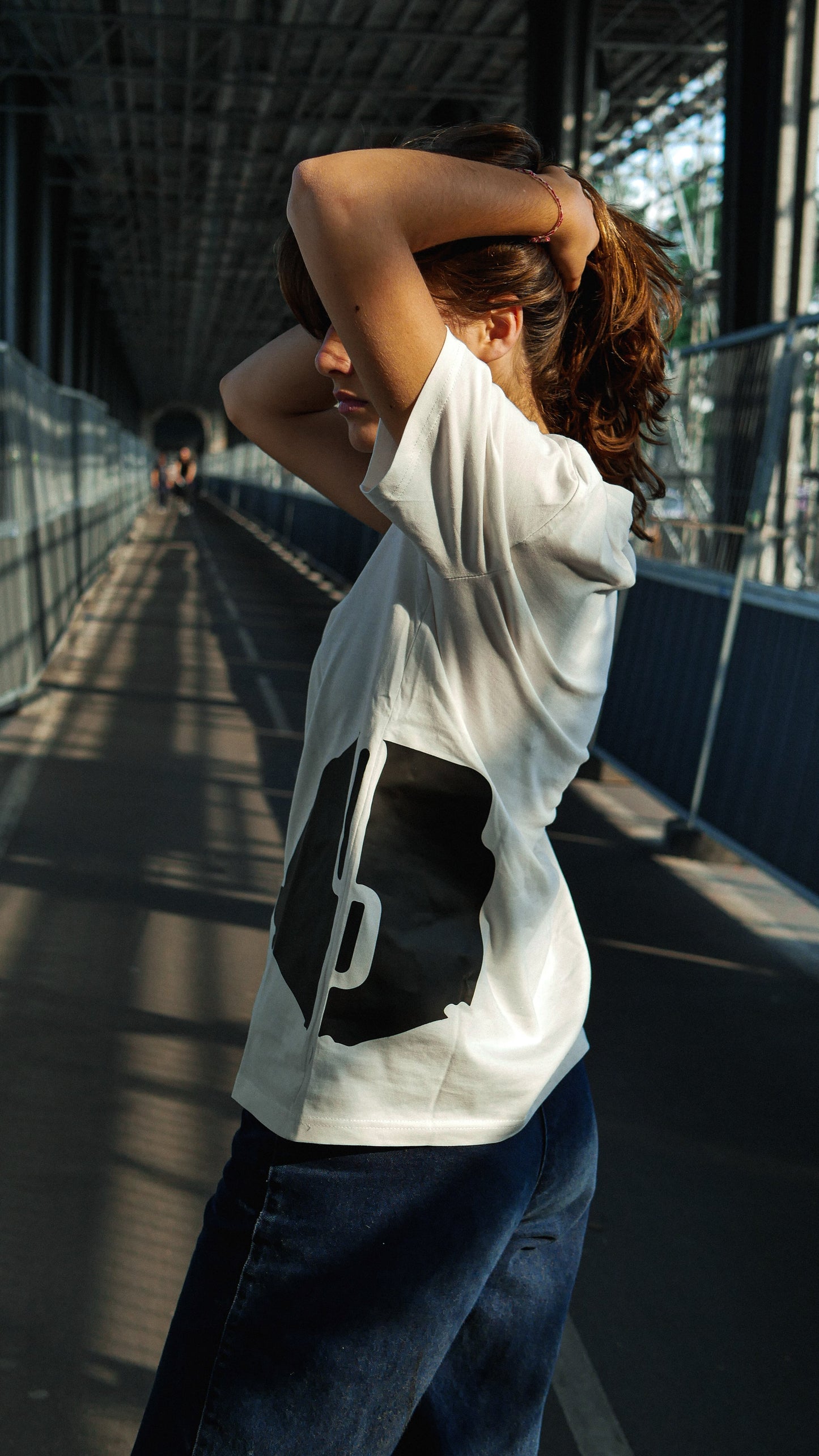T-shirt "Lato OP" - Blanc cassé