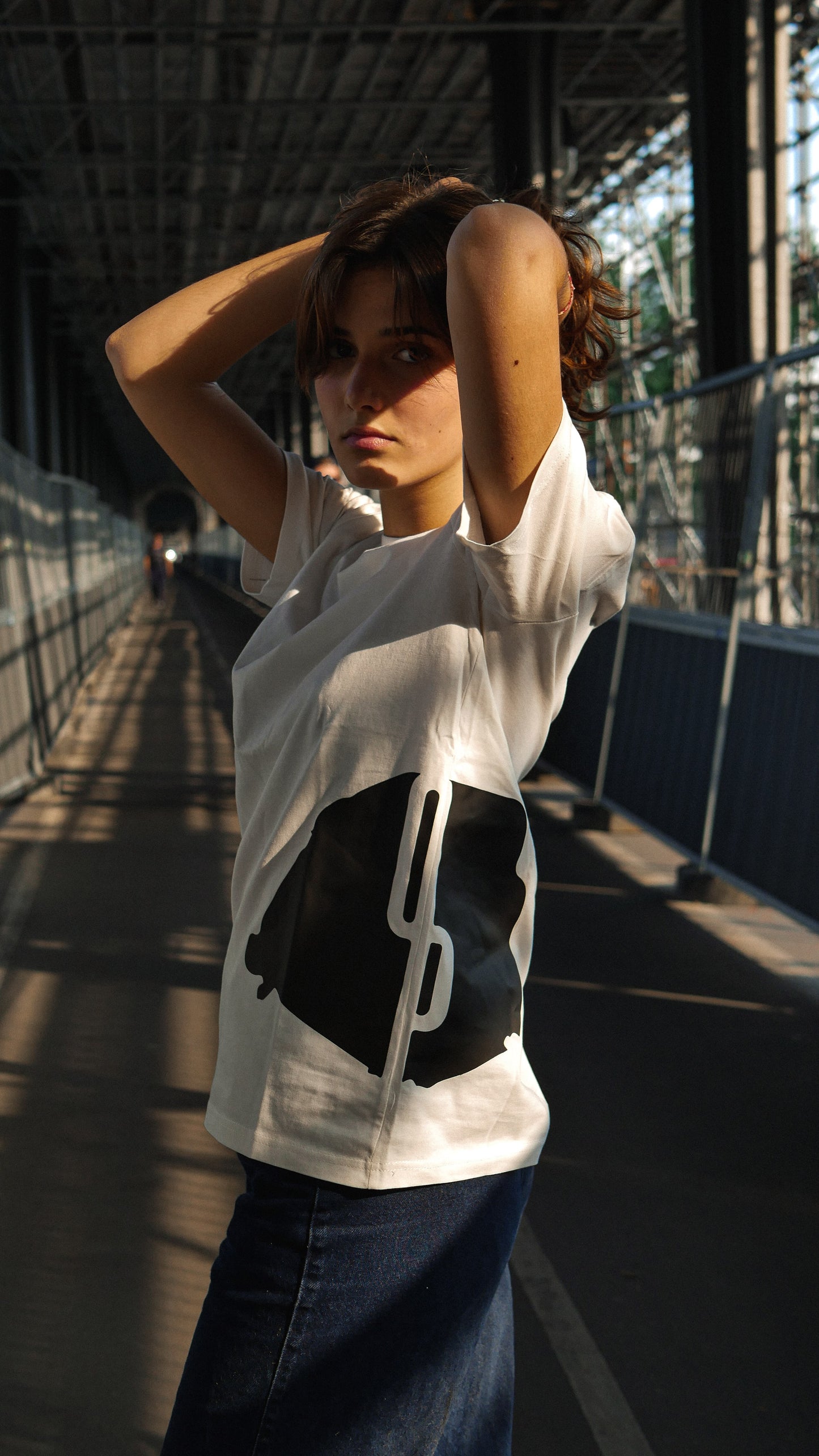 T-shirt "Lato OP" - Blanc cassé