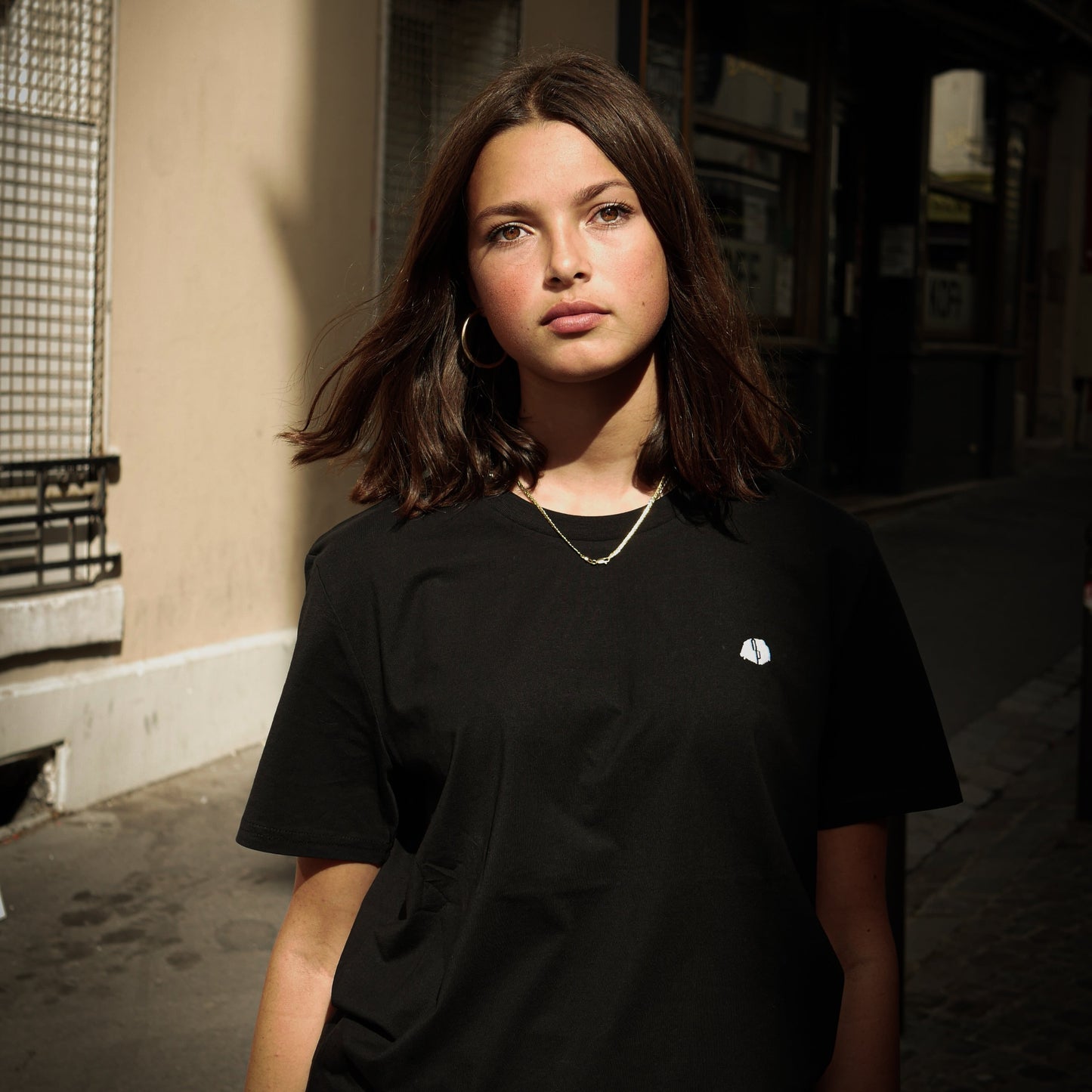 T-shirt "Ombre Parisienne" - Noir