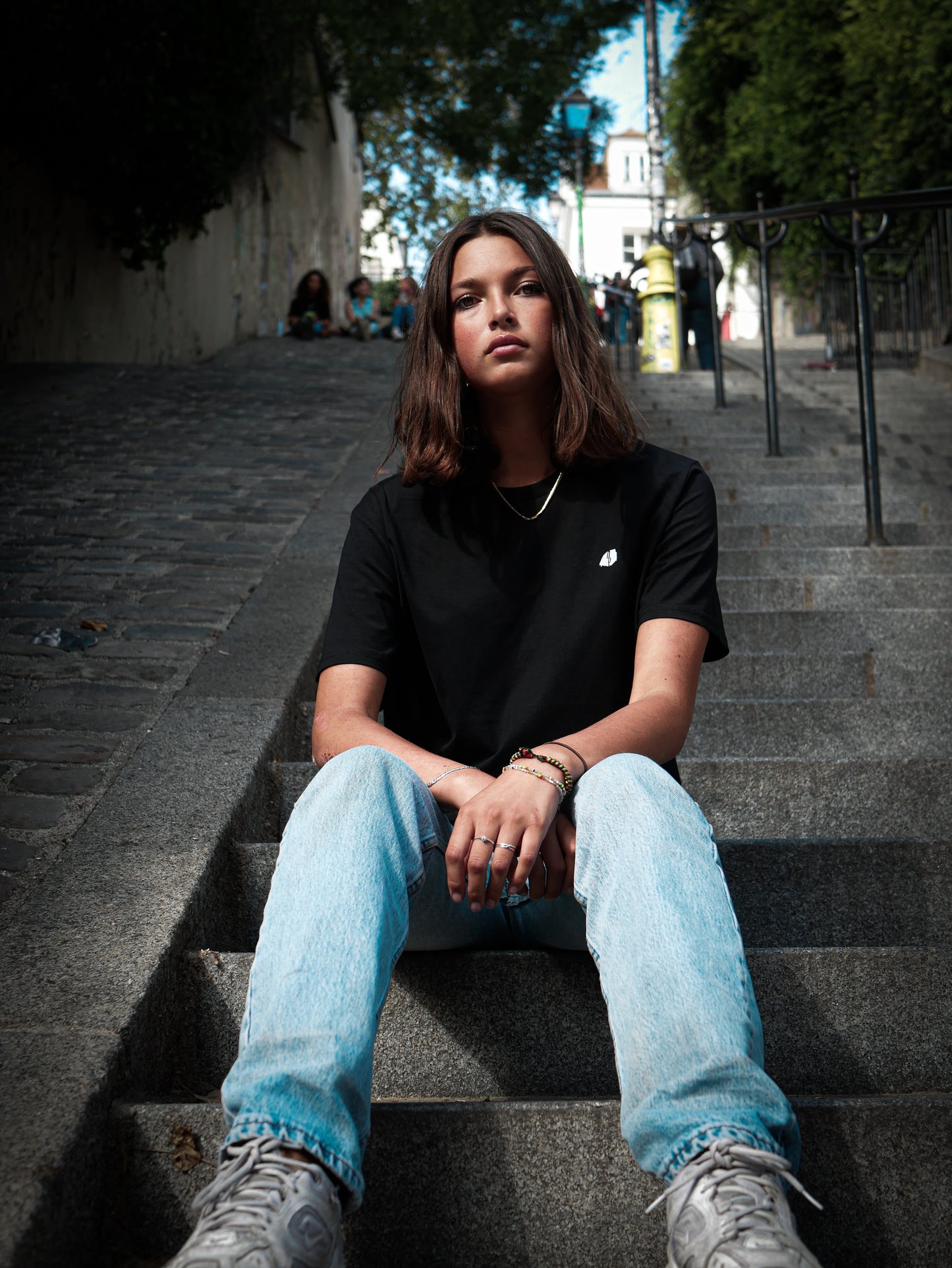 T-shirt "Ombre Parisienne" - Noir