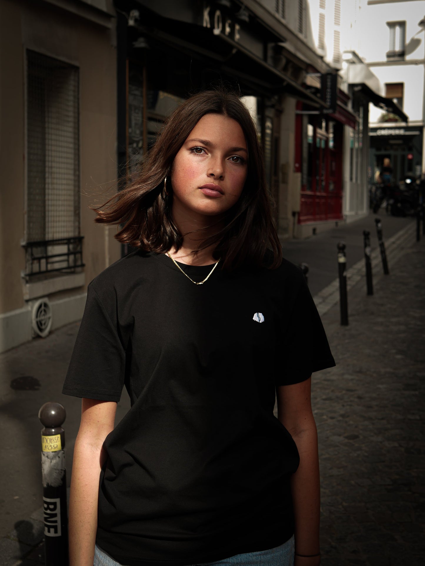T-shirt "Ombre Parisienne" - Noir