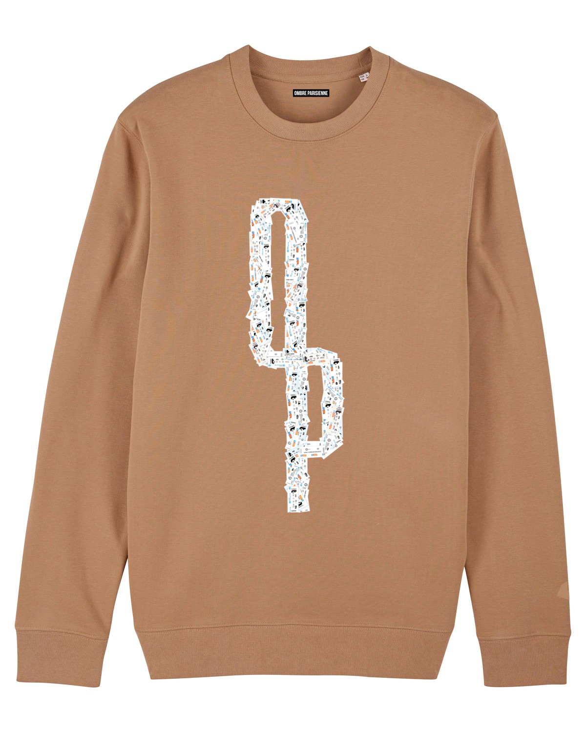 Crewneck Metropolitana - Camel - Ombre Parisienne