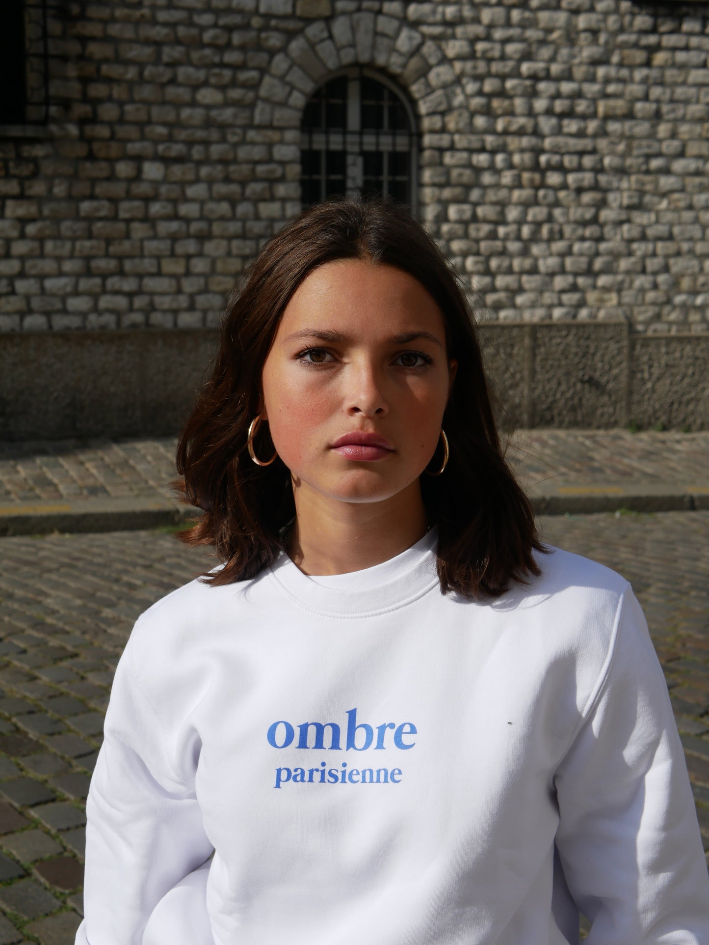 Crewneck Ombre Parisienne - White - Ombre Parisienne