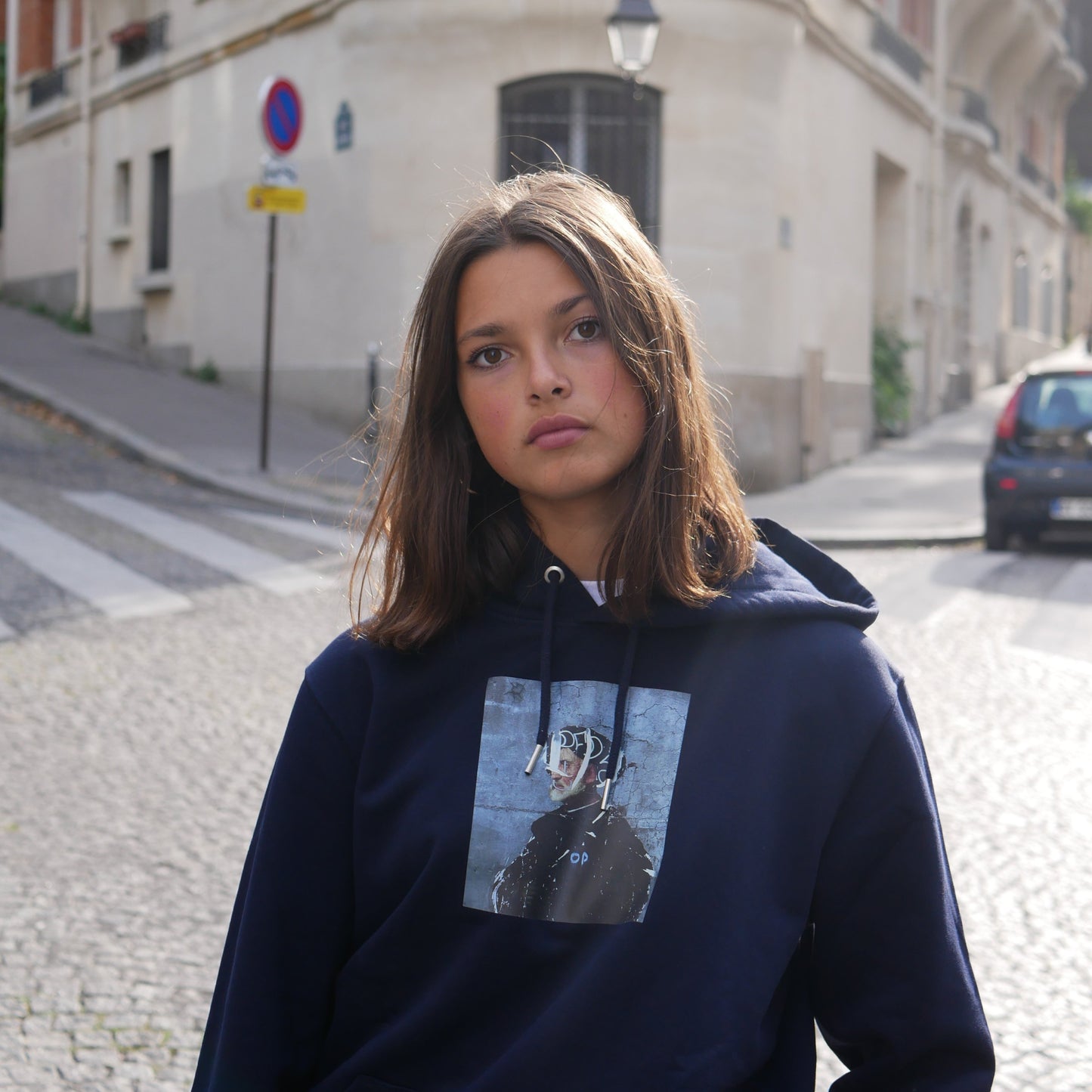 Hoodie Sacerdote - Navy - Ombre Parisienne