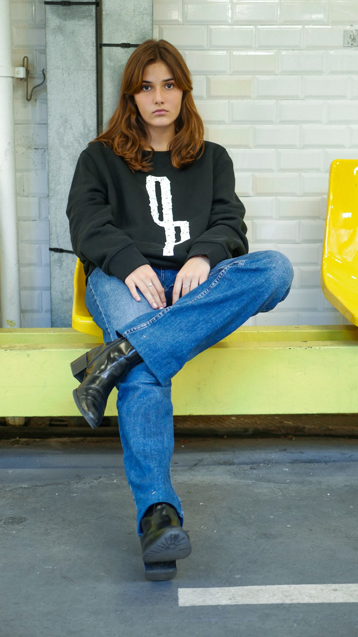 Crewneck Metropolitana - Black - Ombre Parisienne