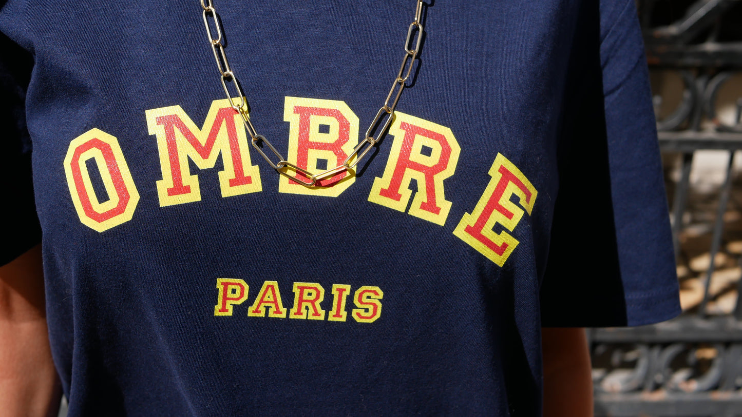 T-shirt College - Navy - Ombre Parisienne