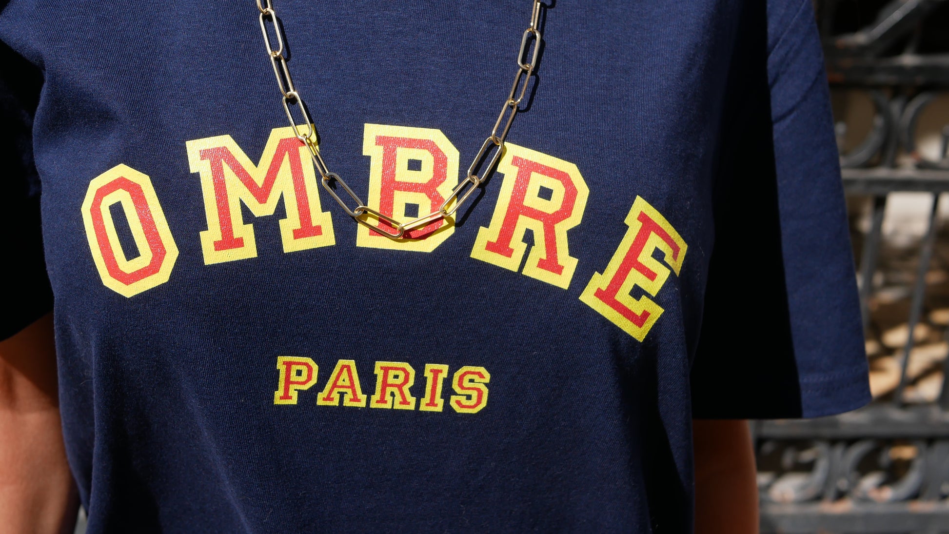 T-shirt College - Navy - Ombre Parisienne