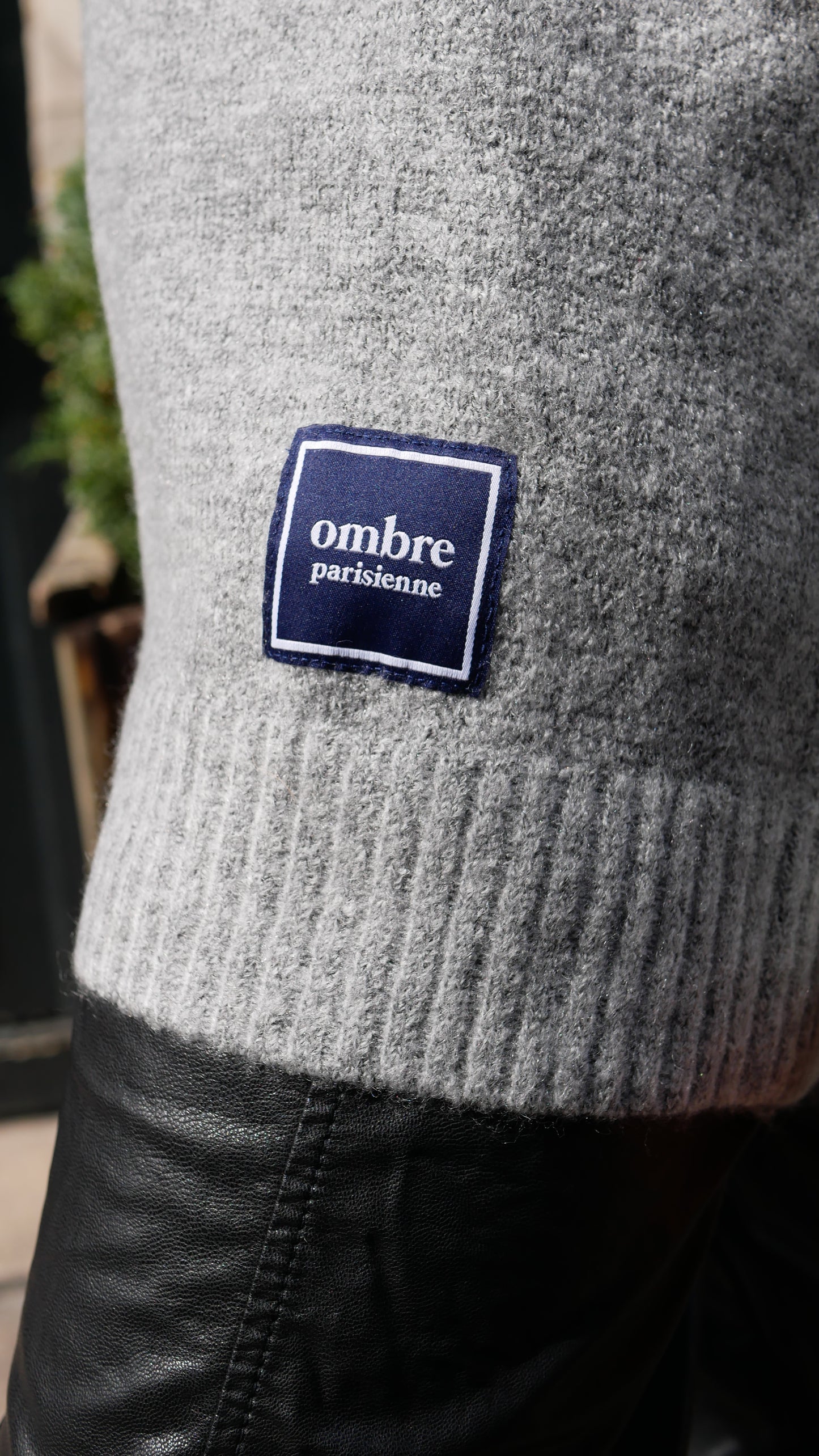 Pull en laine Hilla - Light Grey - Ombre Parisienne
