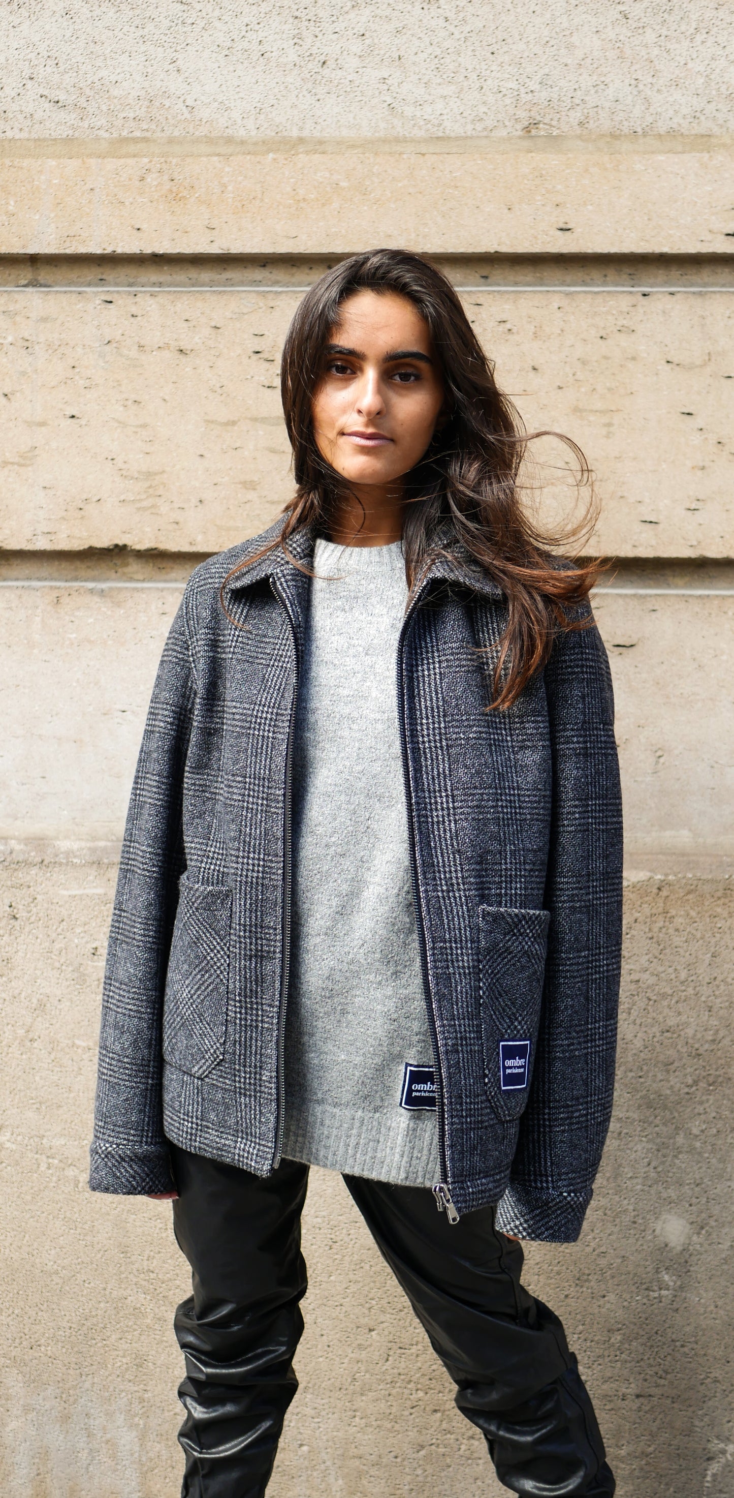 Pull en laine Hilla - Light Grey - Ombre Parisienne