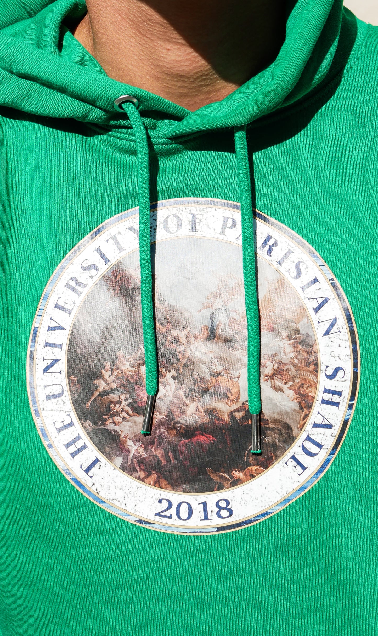 Hoodie University - Varsity Green - Ombre Parisienne