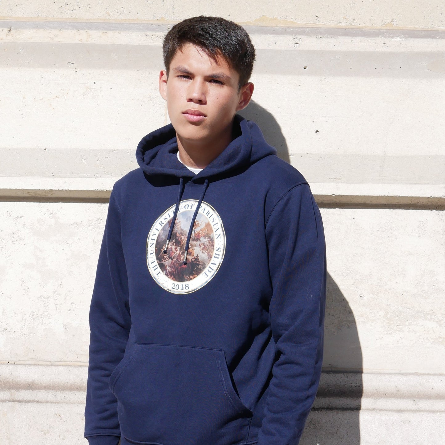 Hoodie University - Navy - Ombre Parisienne