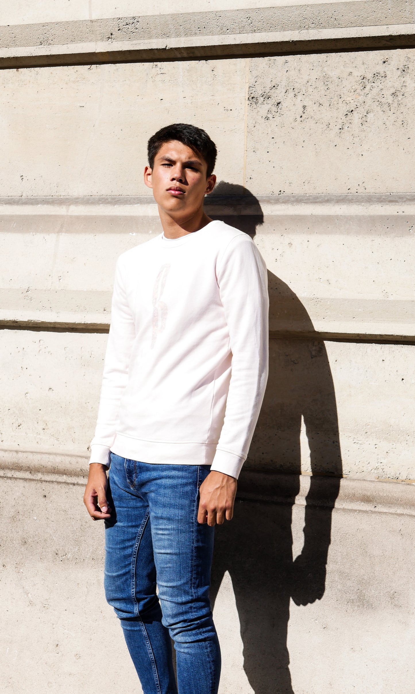 Crewneck Tramonto - Peach Pink - Ombre Parisienne
