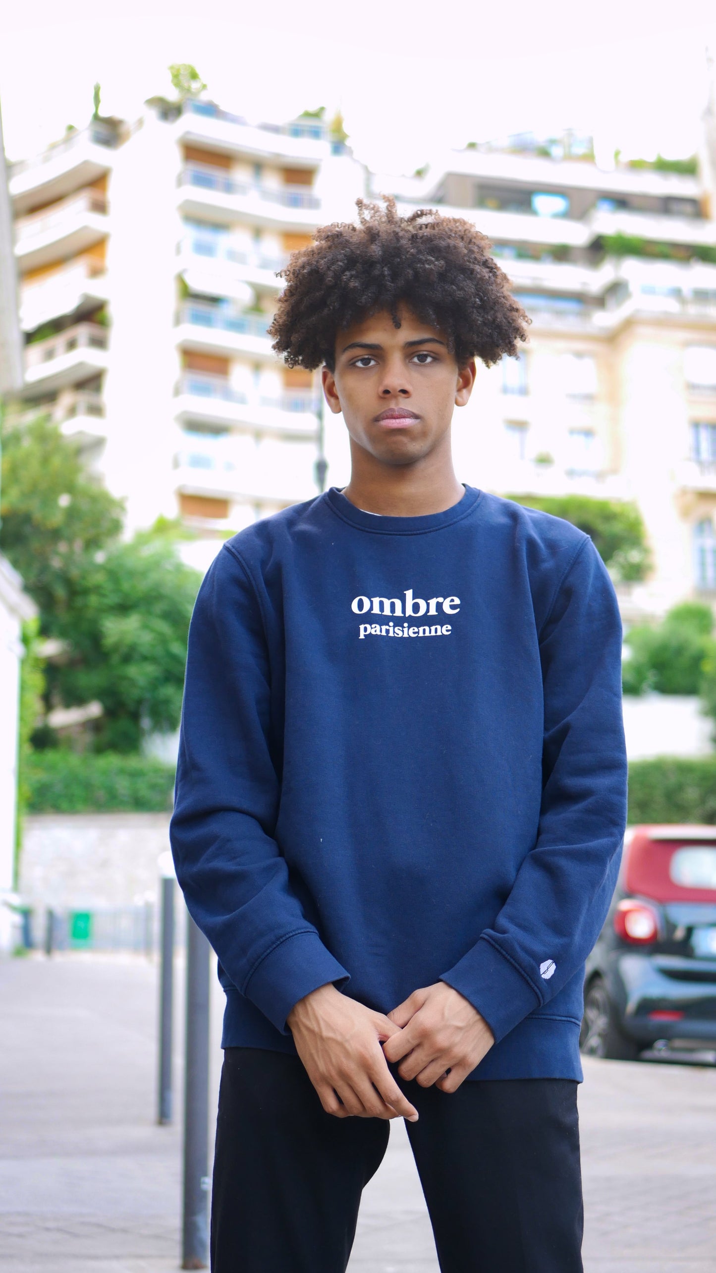 Crewneck Ombre Parisienne - Navy - Ombre Parisienne
