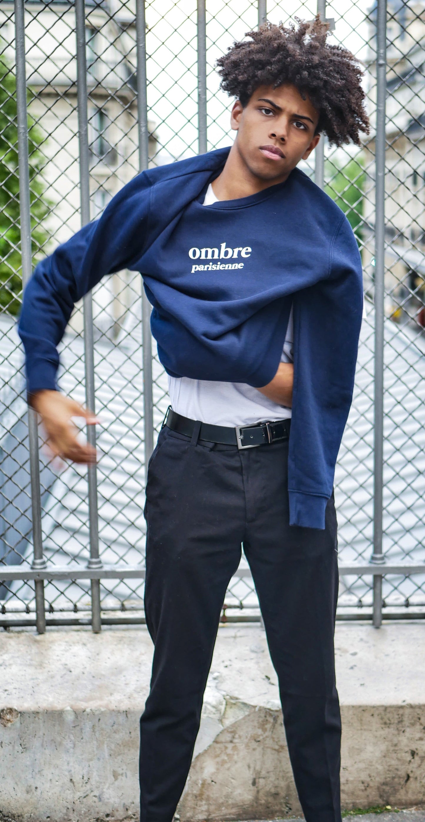 Crewneck Ombre Parisienne - Navy - Ombre Parisienne