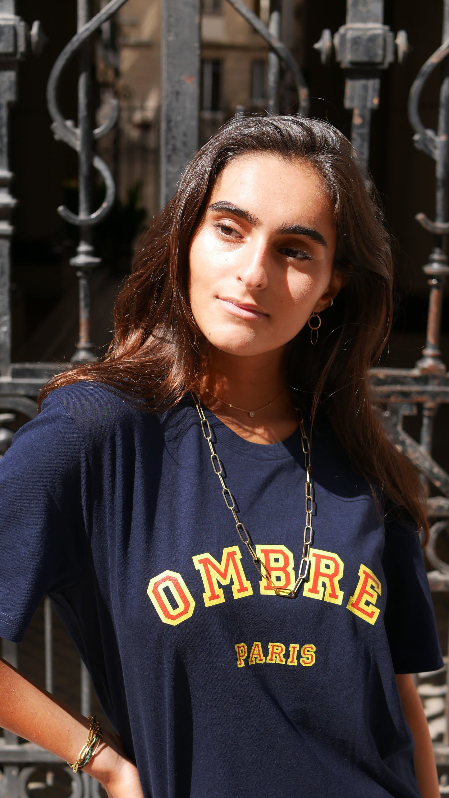 T-shirt College - Navy - Ombre Parisienne