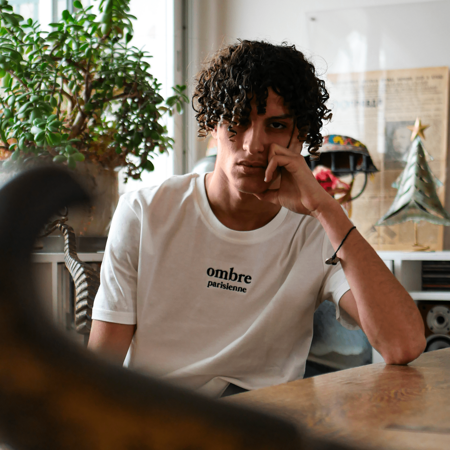 T-shirt Lato OP - Off-White - Ombre Parisienne