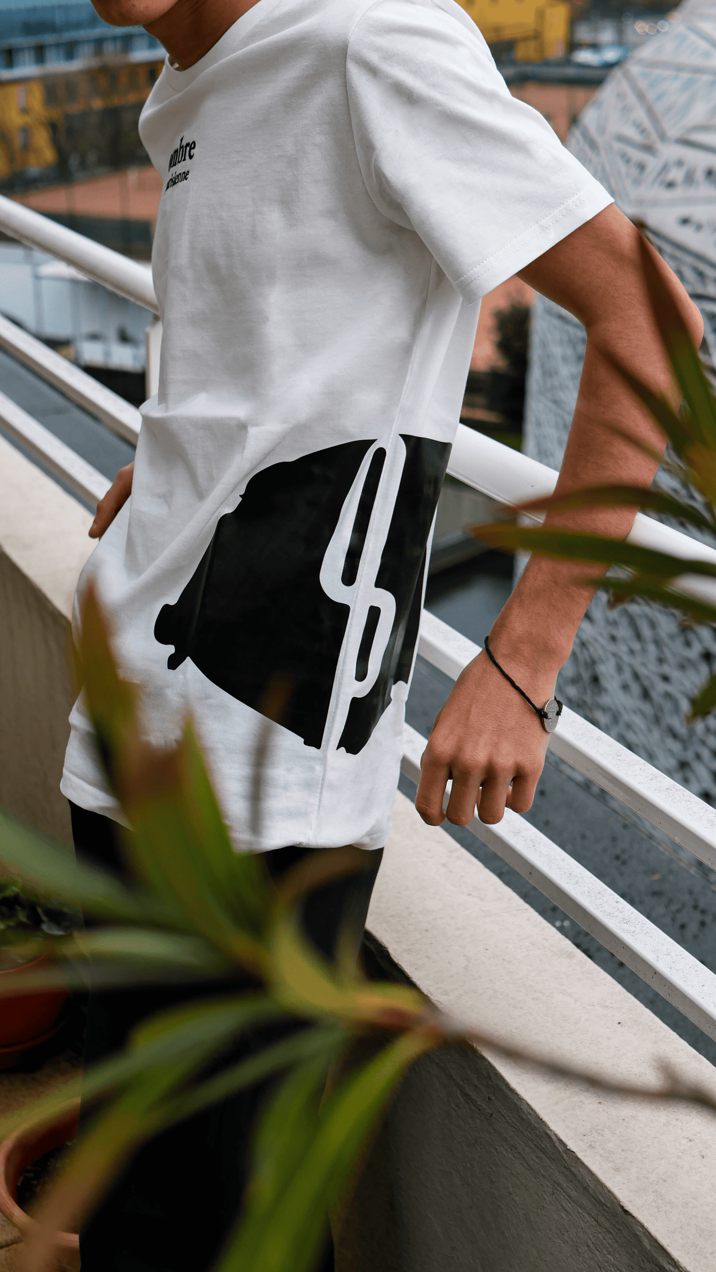 T-shirt Lato OP - Off-White - Ombre Parisienne