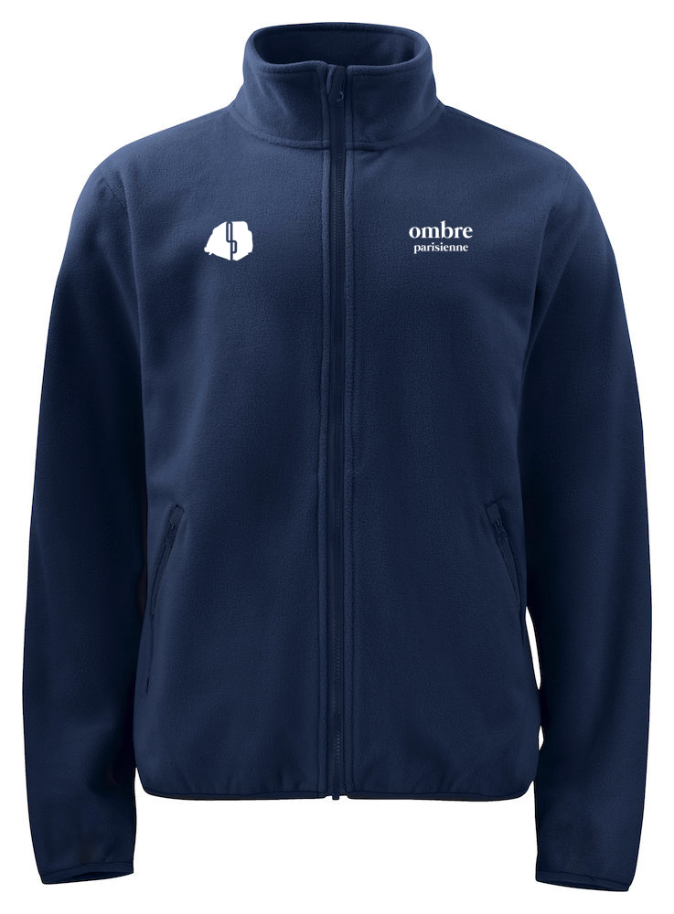 Fleece Jacket Ombre Parisienne - Navy - Ombre Parisienne