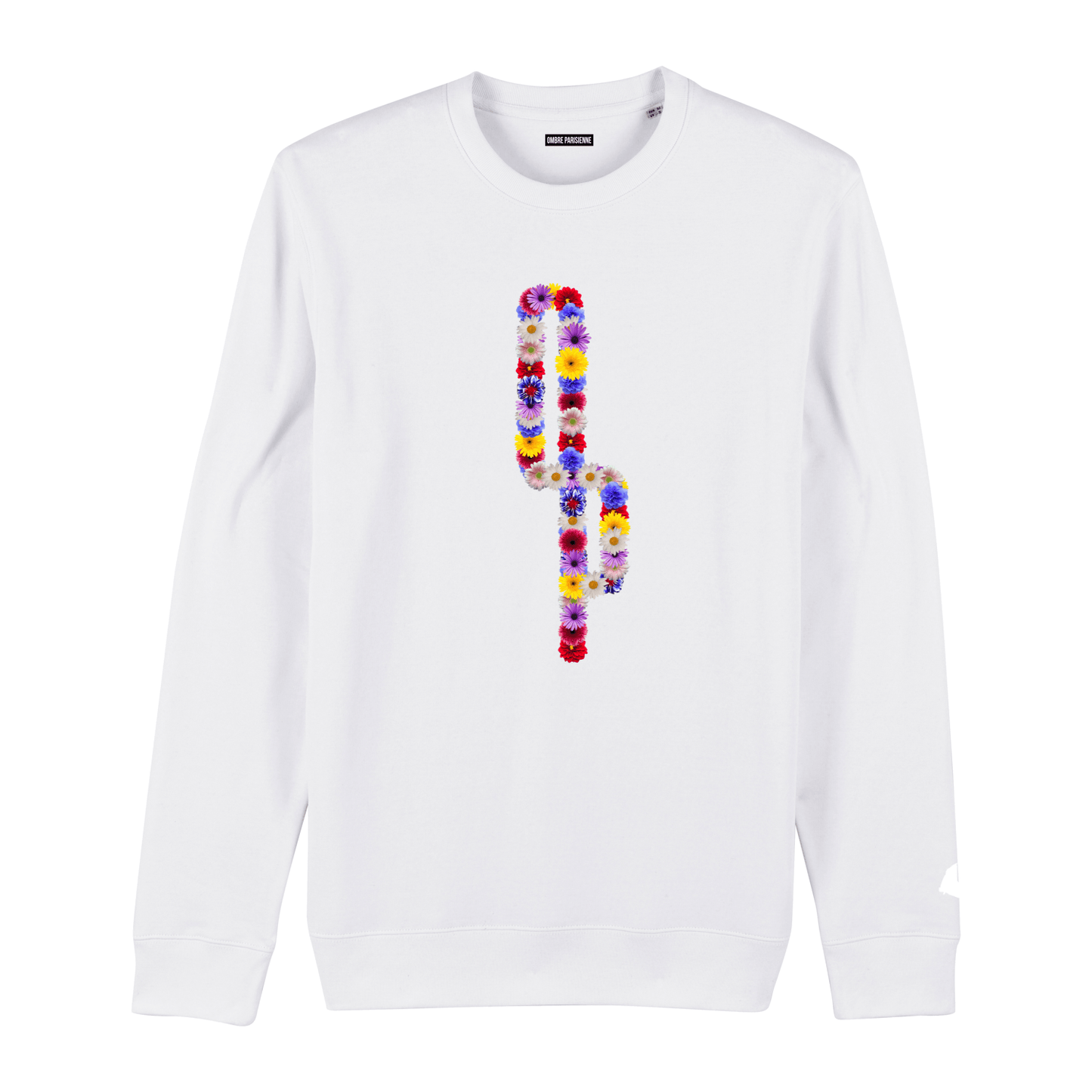 Crewneck Fiore - White - Ombre Parisienne