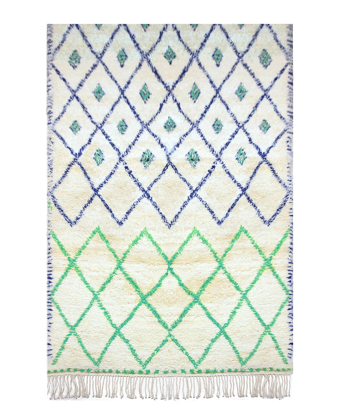 Tapis Amazigh laine Majorelle