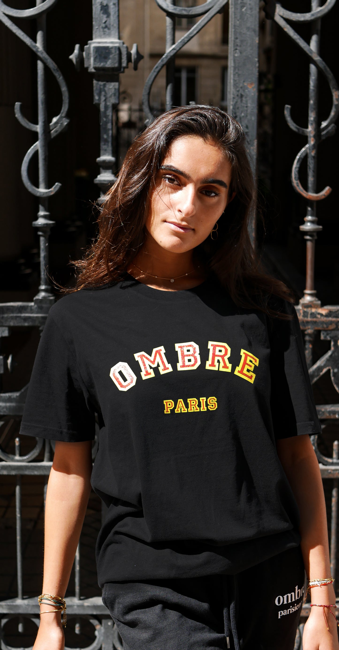 T-shirt "College" - Noir