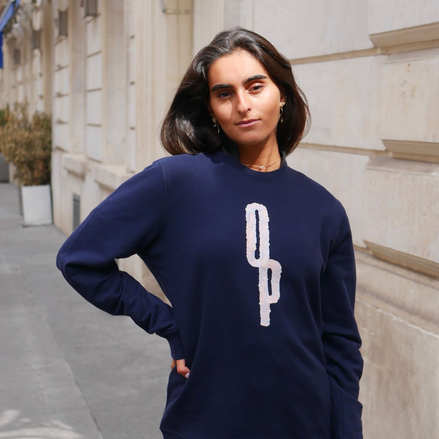 Sweatshirt "Tramonto" - Bleu marine