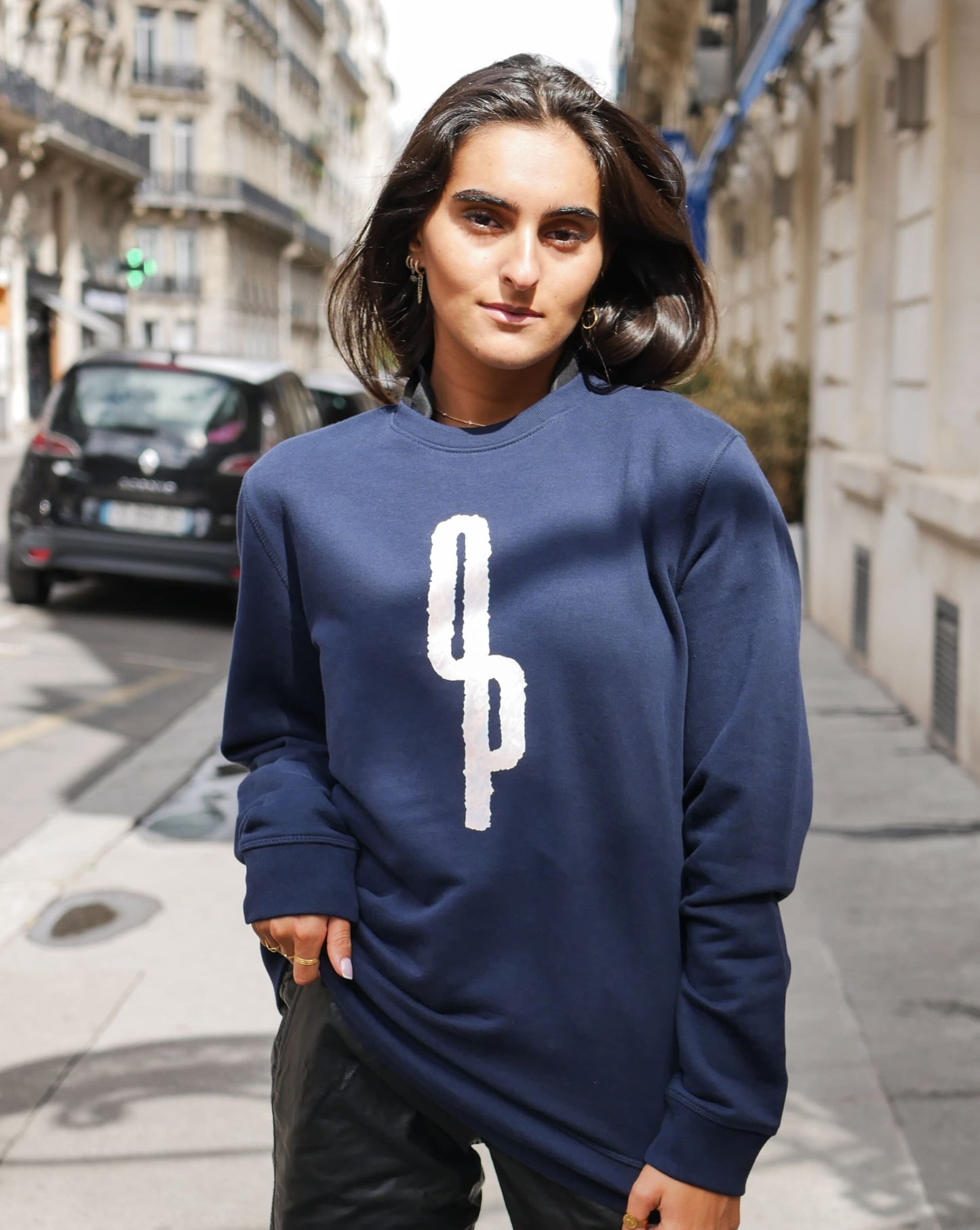 Sweatshirt "Tramonto" - Bleu marine