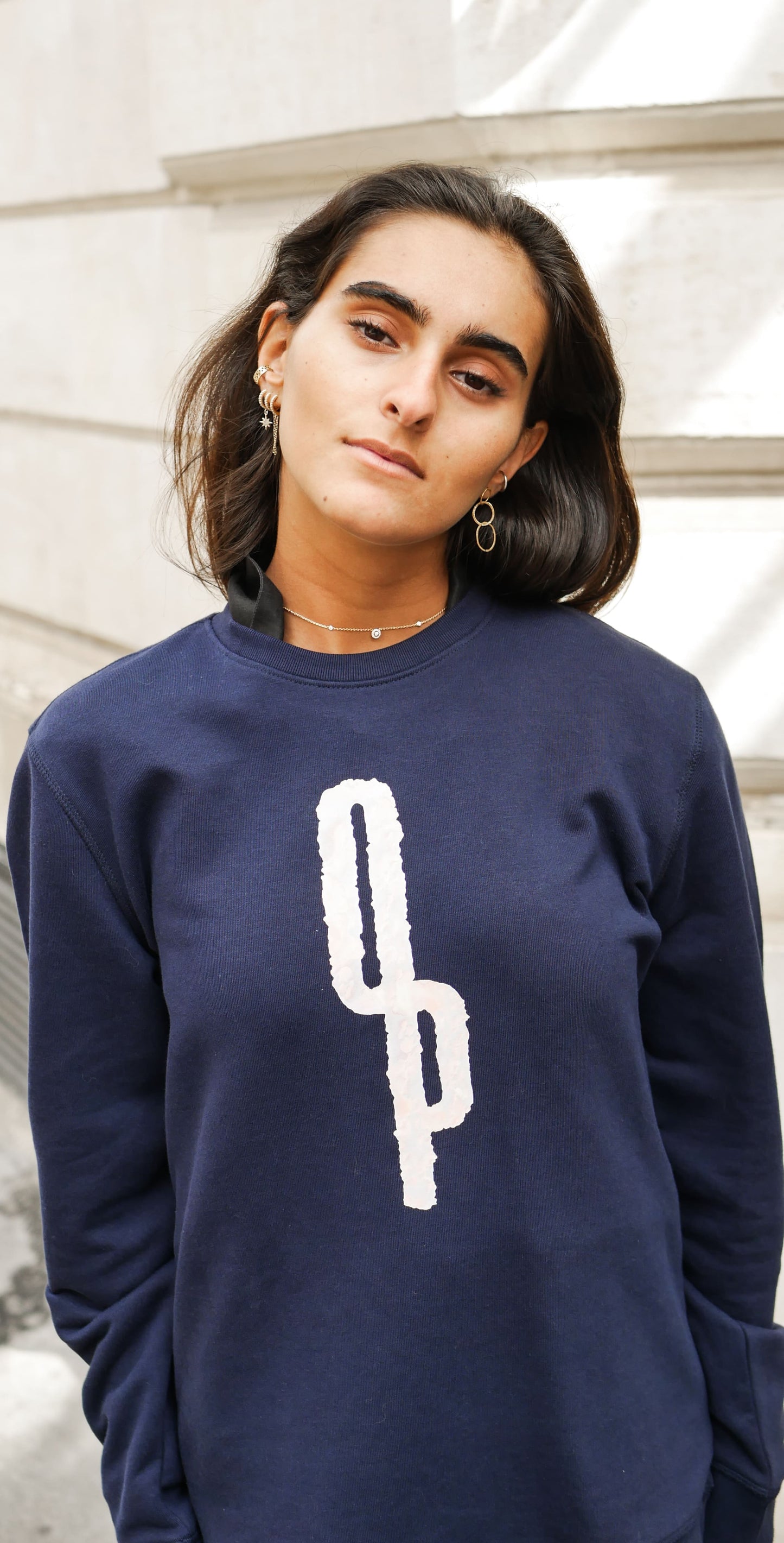 Sweatshirt "Tramonto" - Bleu marine