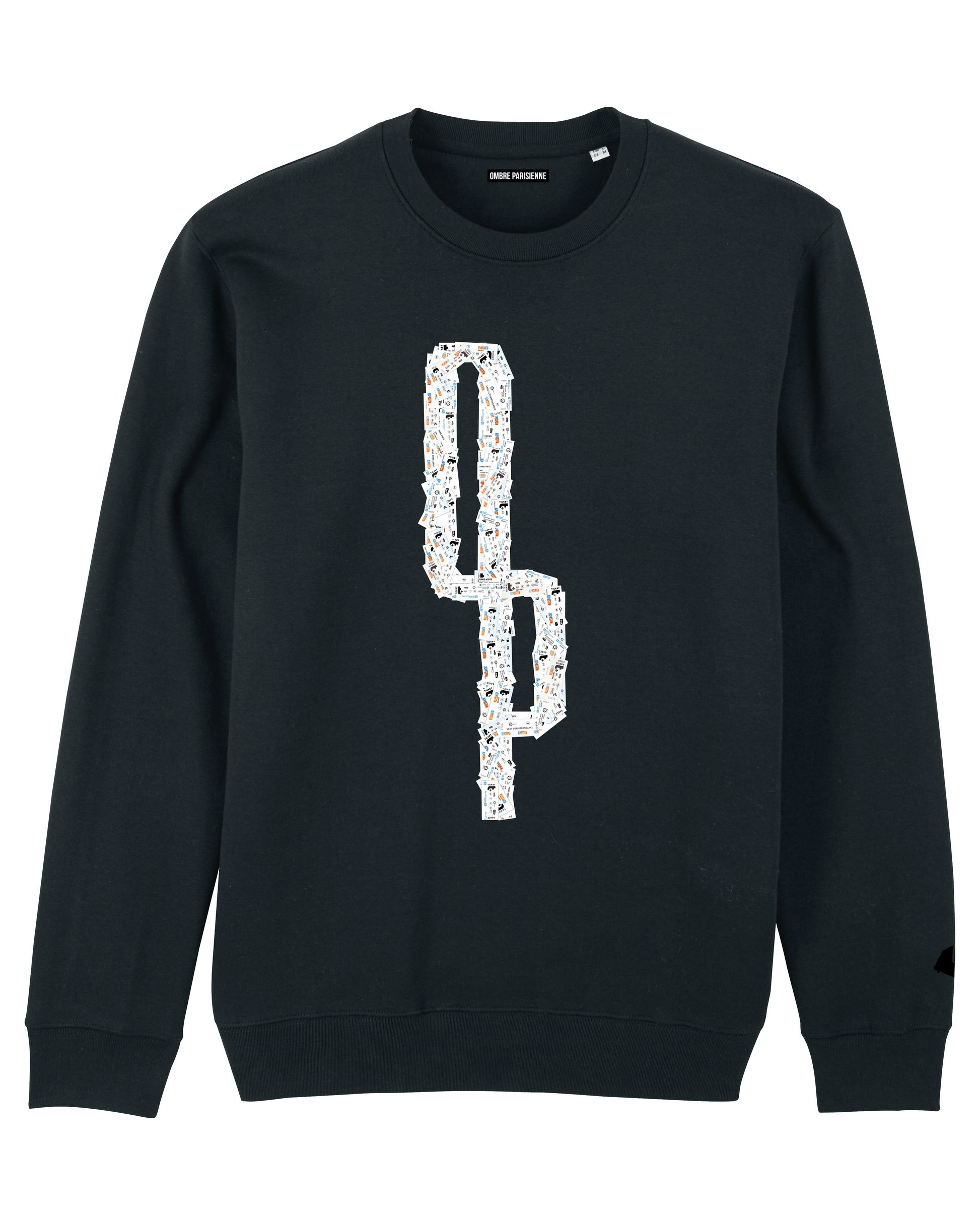 Crewneck Metropolitana - Black - Ombre Parisienne