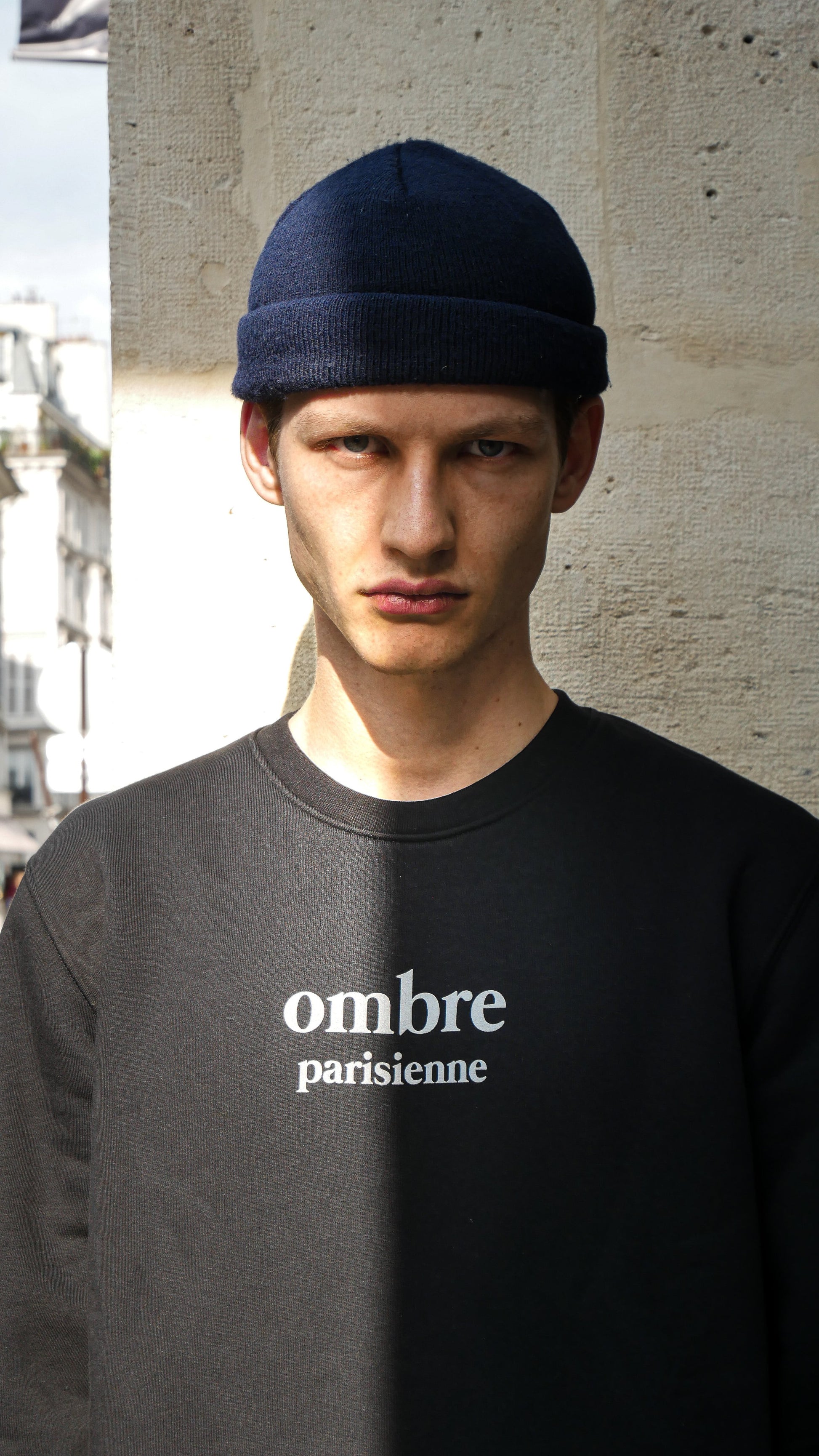 Crewneck Ombre Parisienne - Black - Ombre Parisienne