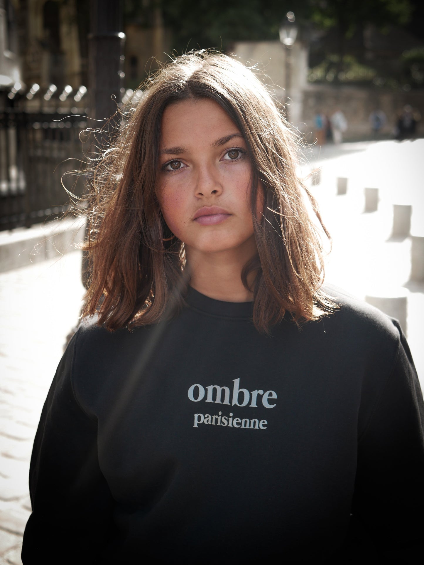 Crewneck Ombre Parisienne - Black - Ombre Parisienne