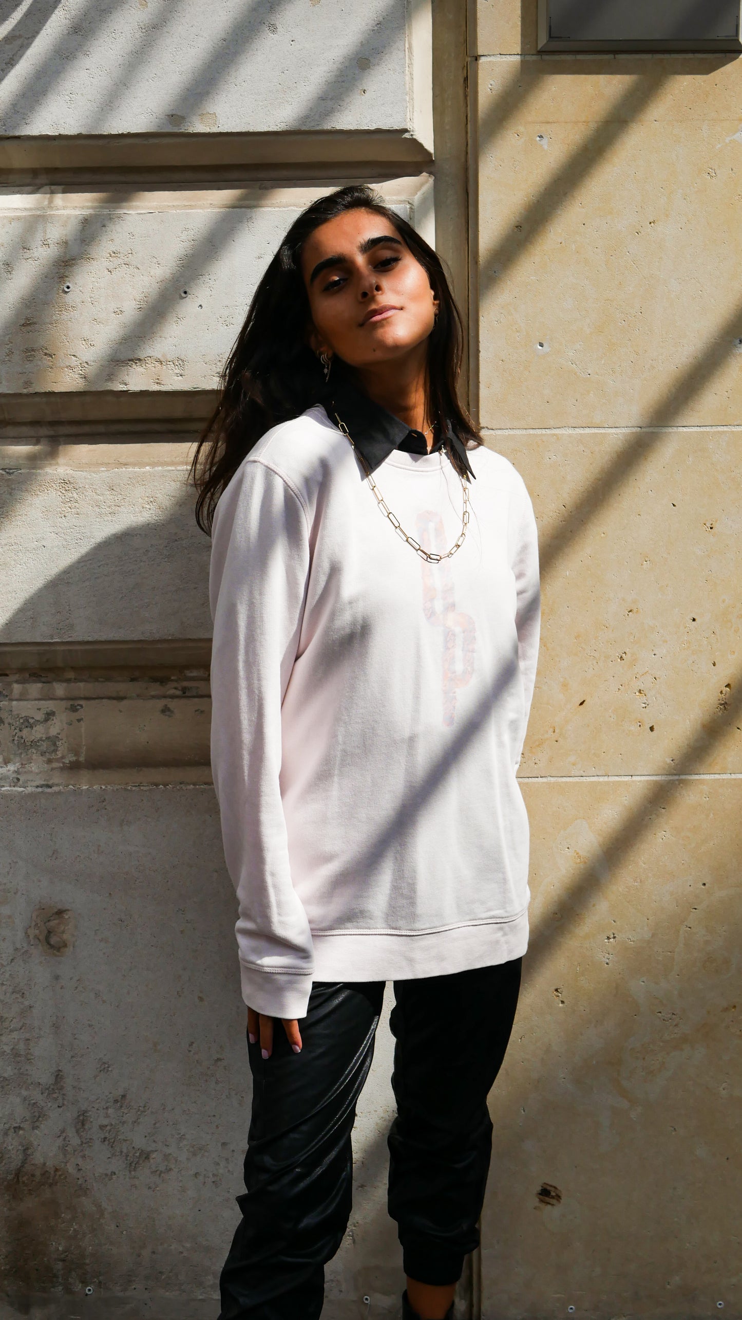 Crewneck Tramonto - Peach Pink - Ombre Parisienne