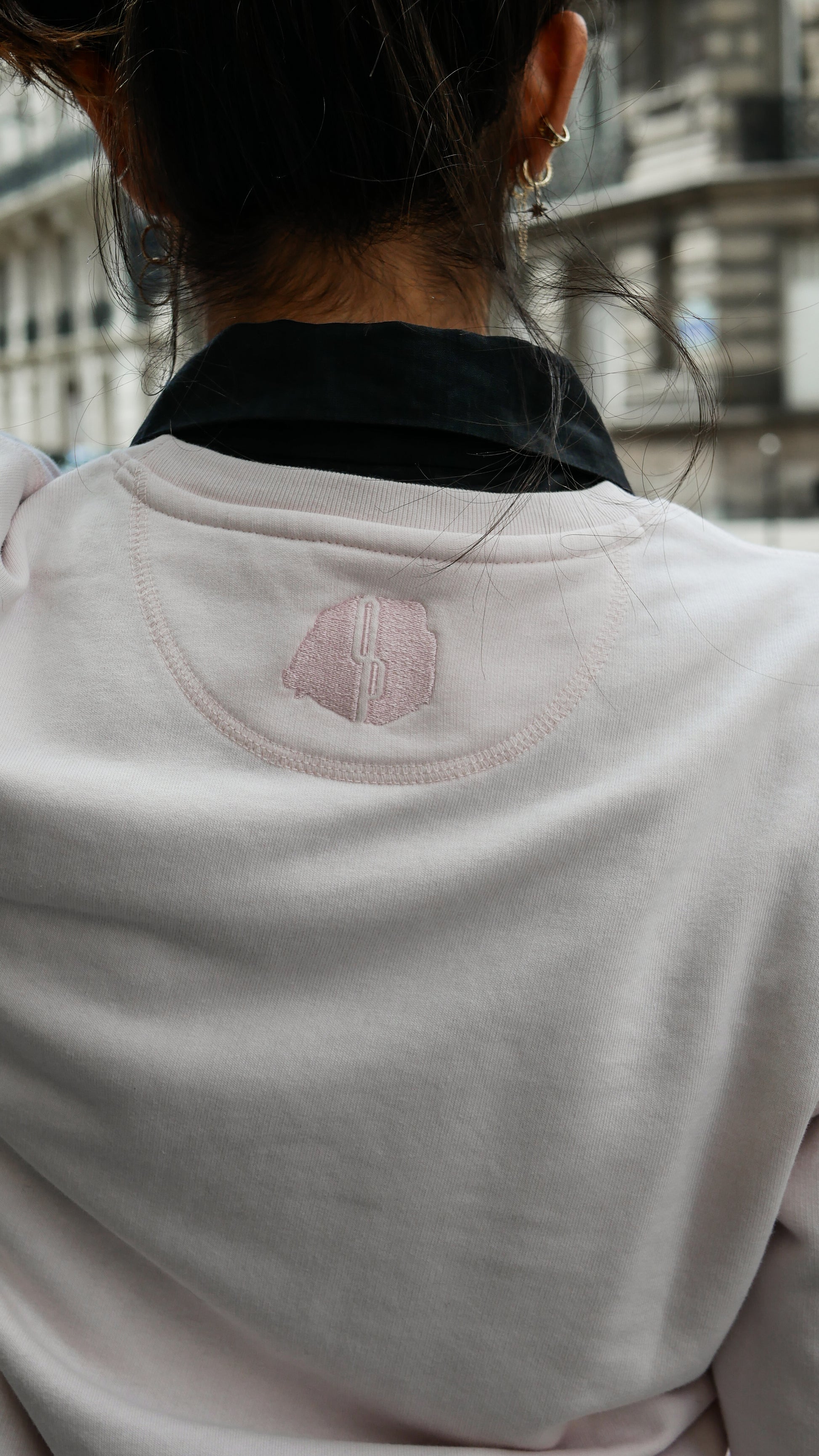 Crewneck Tramonto - Peach Pink - Ombre Parisienne