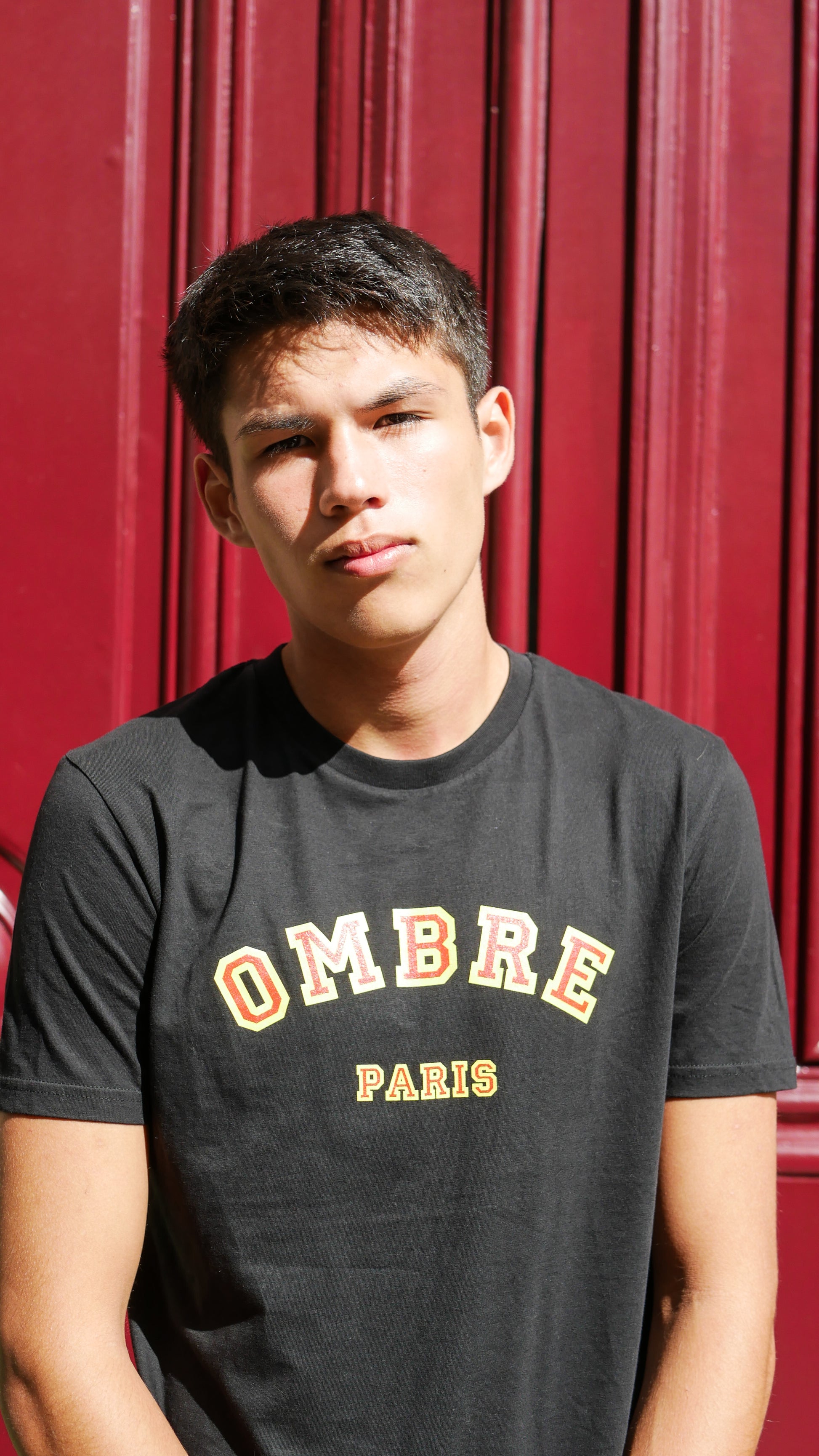 T-shirt College - Black - Ombre Parisienne