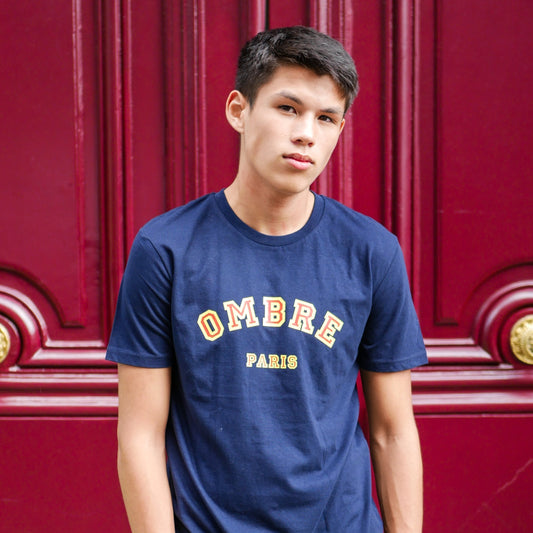 T-shirt College - Navy - Ombre Parisienne