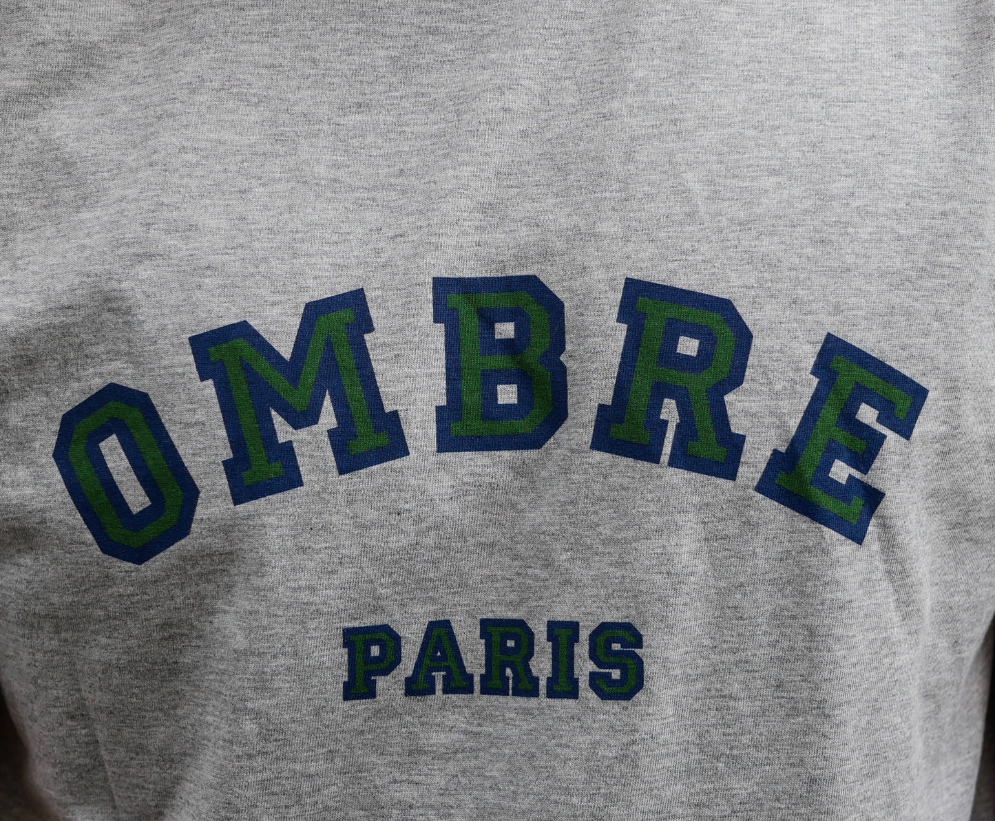 T-shirt College - Heather Grey - Ombre Parisienne