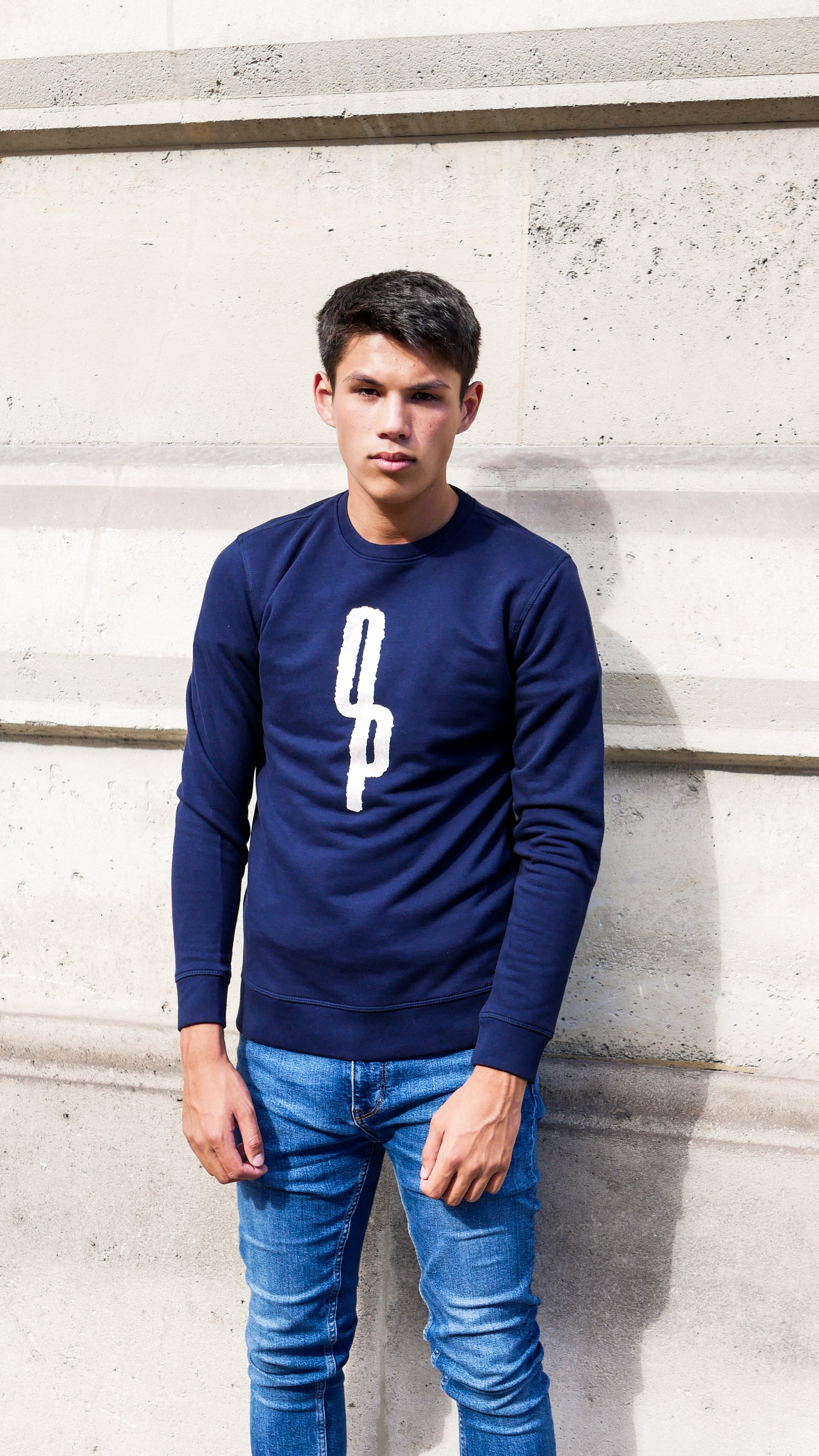 Crewneck Tramonto - Navy - Ombre Parisienne