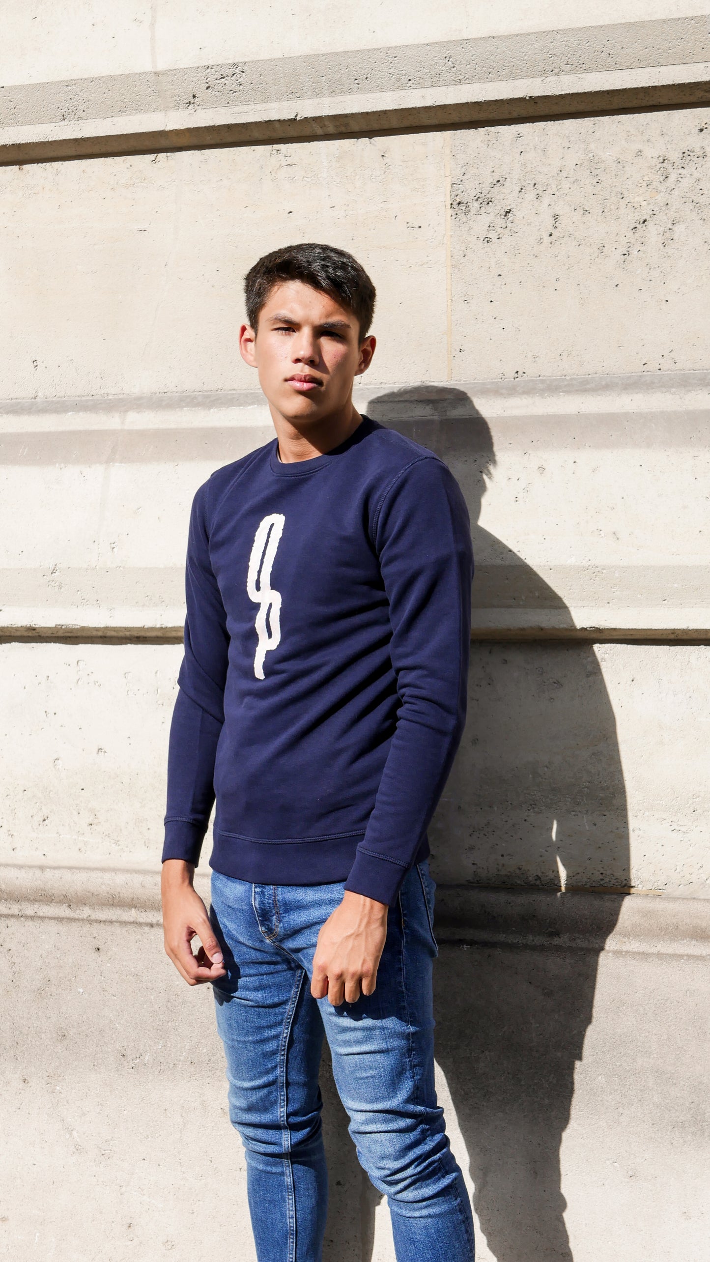 Crewneck Tramonto - Navy - Ombre Parisienne