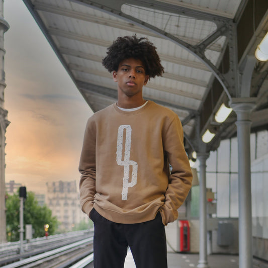 Crewneck Metropolitana - Camel - Ombre Parisienne