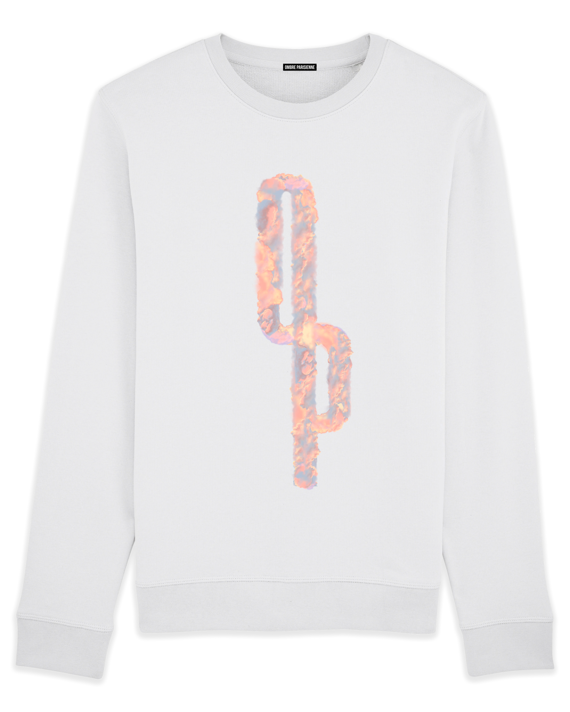 Crewneck Tramonto - White - Ombre Parisienne