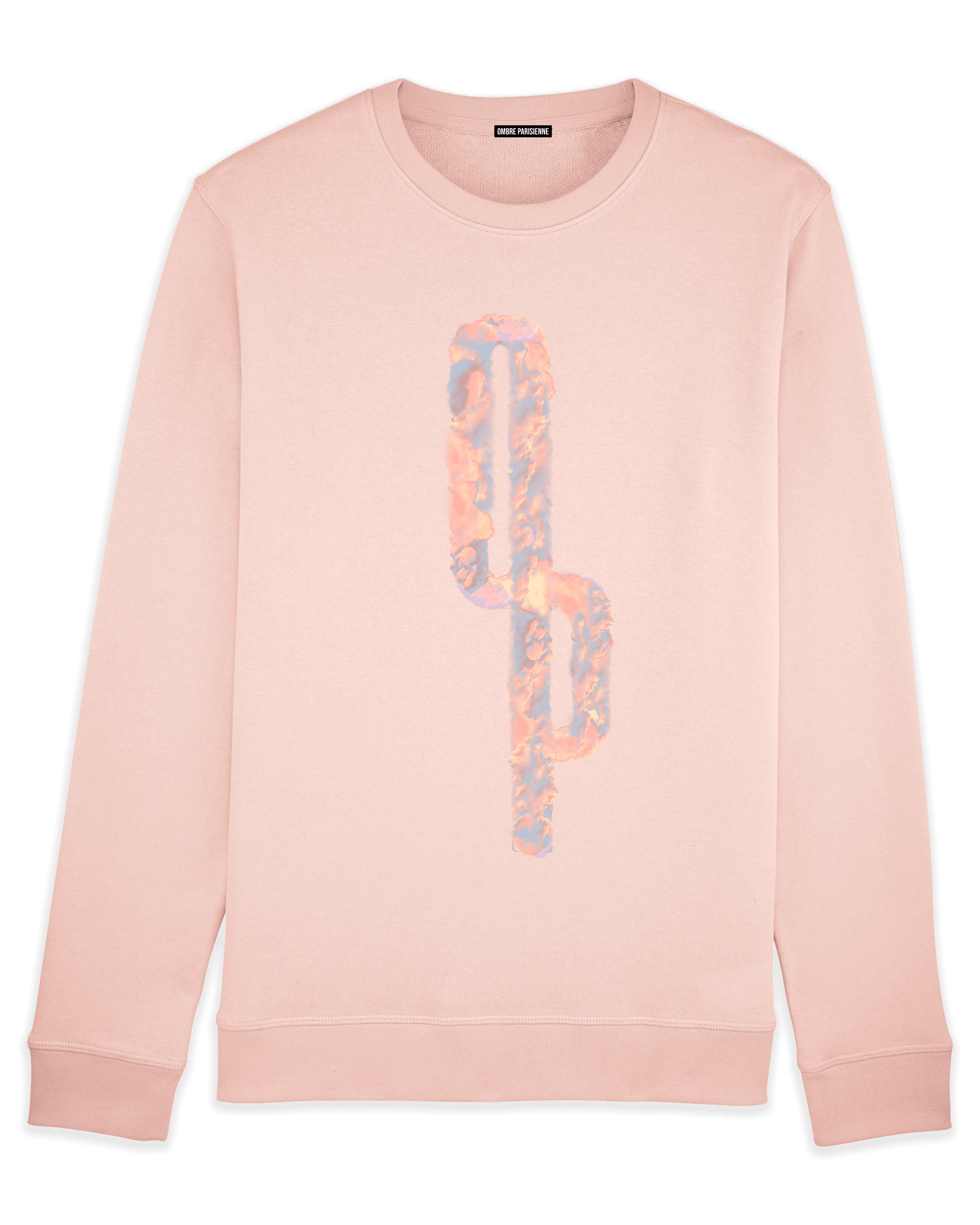 Crewneck Tramonto - Peach Pink - Ombre Parisienne