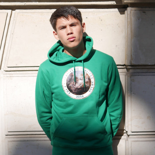 Hoodie University - Varsity Green - Ombre Parisienne